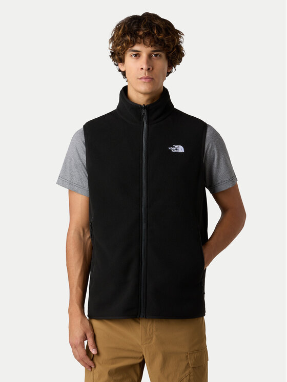 The North Face Kamizelka Glacier NF0A8DQN Czarny Regular Fit
