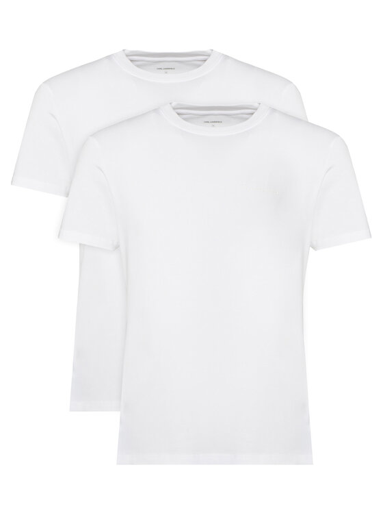 KARL LAGERFELD Komplet t-shirtów A1M47097 Biały Slim Fit