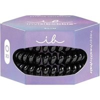 Invisibobble Slim Premium - Zestaw 3 gumek Do Włosów - Slim Premium True Black - Dla Kobiet