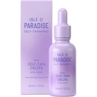 Isle of Paradise Self Tanning Drops - Krople Samoopalające - Self Tanning Drops 2.0 Dark - Dla Kobiet