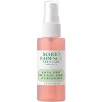 Mario Badescu Facial Spray With Aloe, Herbs And Rosewater - Minimgiełka Do Twarzy - Rose Mini Spray Rose - Dla Kobiet