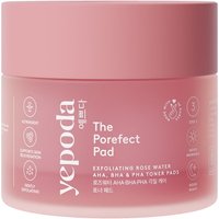 Yepoda The Porefect Pad – Złuszczające płatki z wodą różaną, AHA, BHA i PHA
