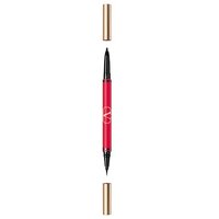Valentino Make Up Twin Liner - Dwustronny Eyeliner W Płynie I Kredka Do Oczu Trwałość 16 godz. - Black & Nero - Dla Kobiet