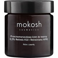 Mokosh Przeciwzmarszczkowy krem do twarzy 0,5% Retinolu H10 i Retinoinianu HPR Róża z j