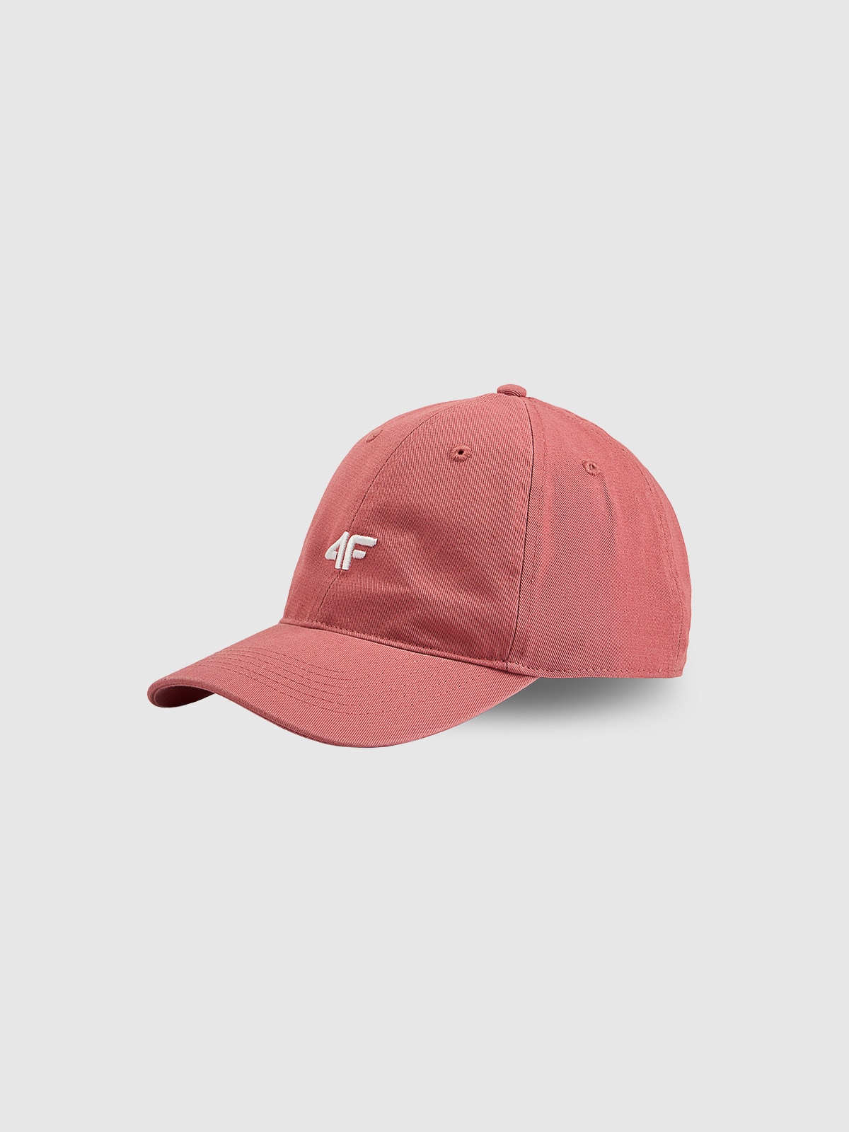 4F Czapka z daszkiem strapback uniseks - różowa S/M (58cm)