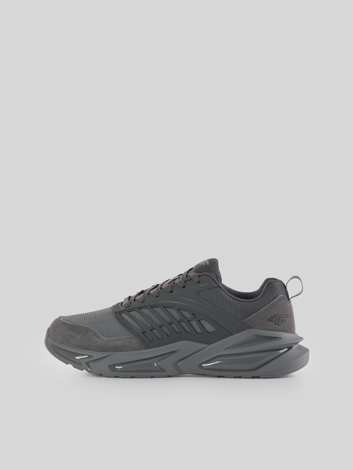 4F Sneakersy VENE z elementami zamszowymi męskie - szare 40