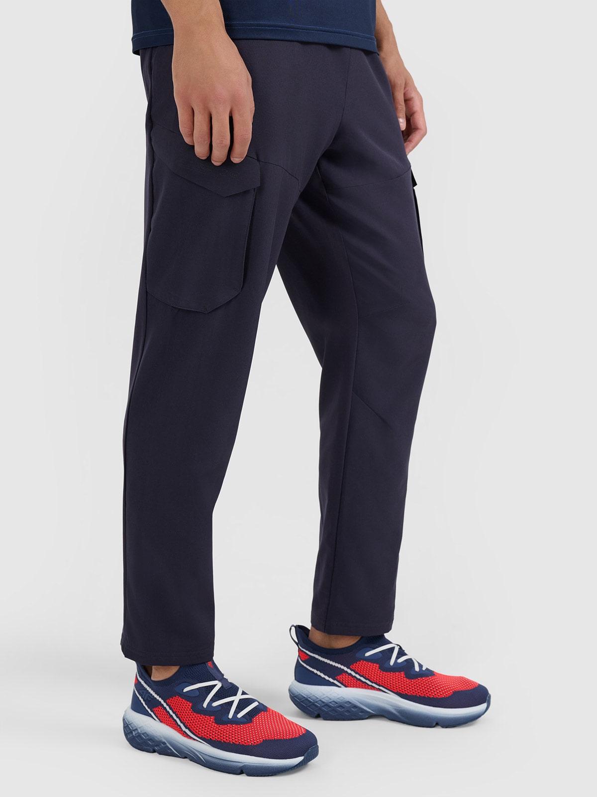 4F Niskie sneakersy Velocore E-knit męskie - czerwone 44