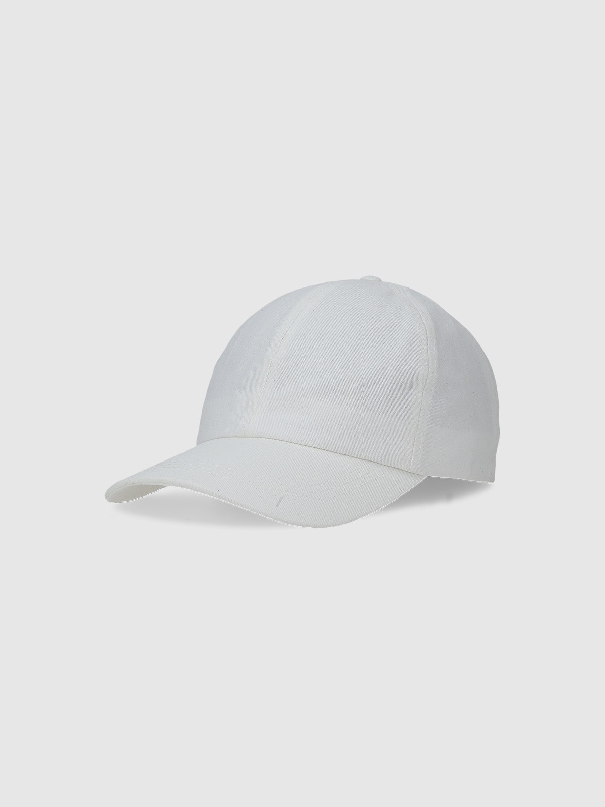 Czapka z daszkiem strapback uniseks - biała S/M