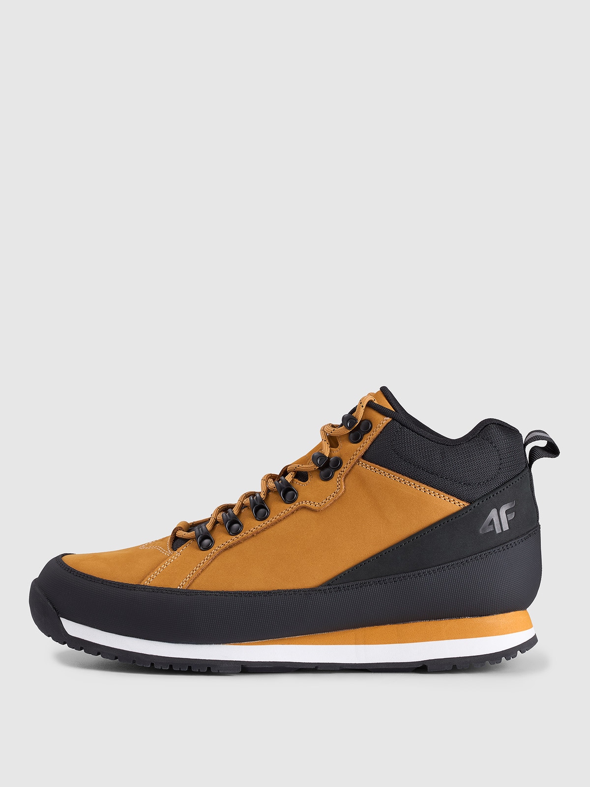 4F Buty przejściowe miejskie męskie - brązowe 40
