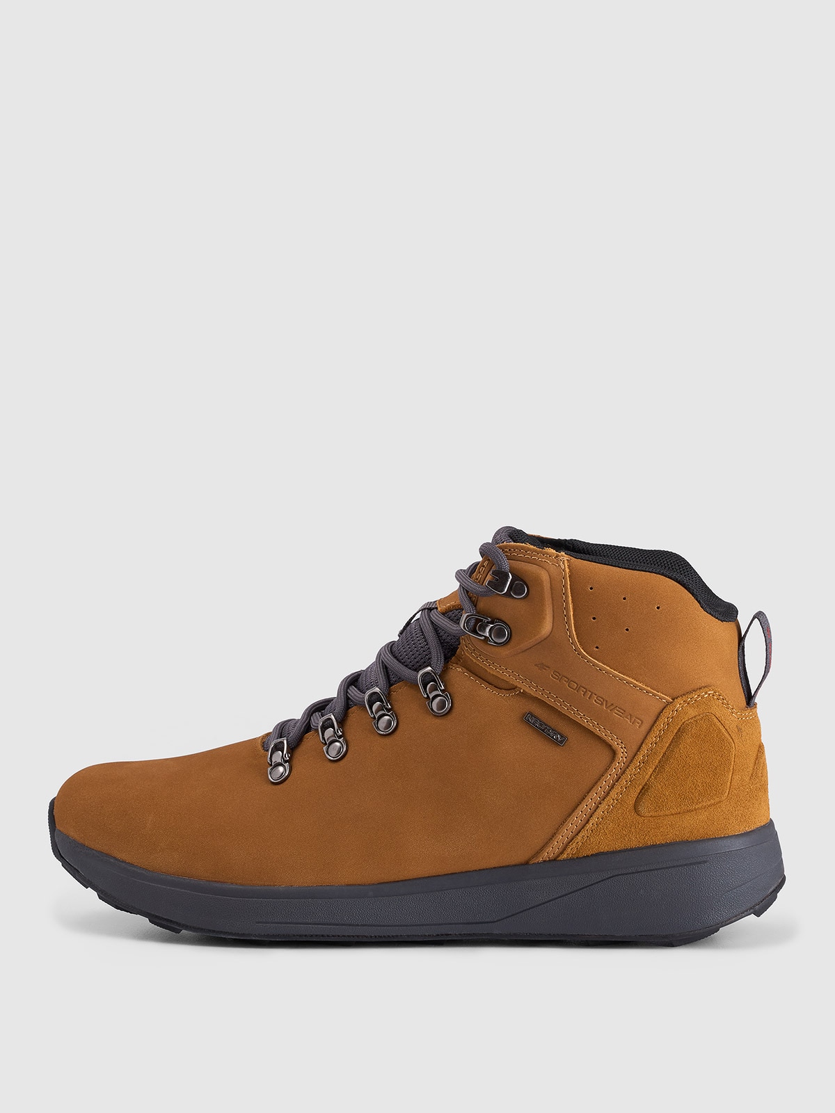 4F Buty zimowe ELEMENT z membraną męskie - brązowe 45