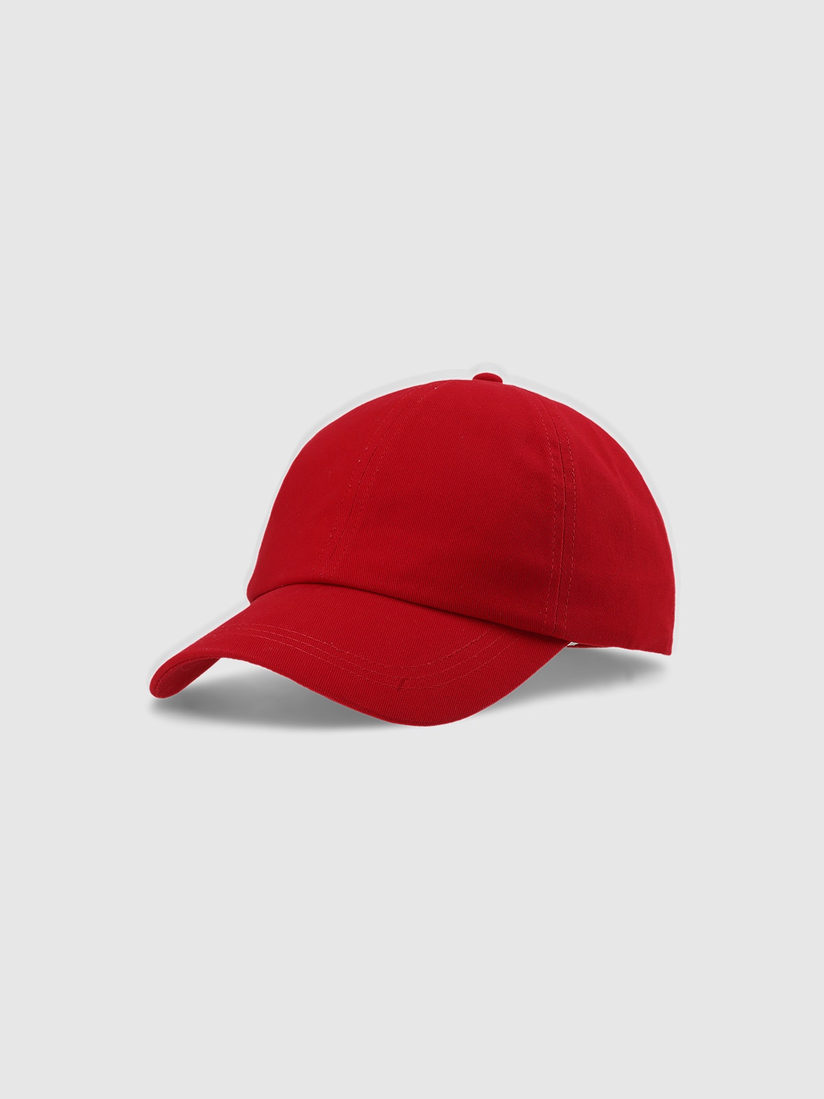 Czapka z daszkiem strapback uniseks - czerwona L/XL