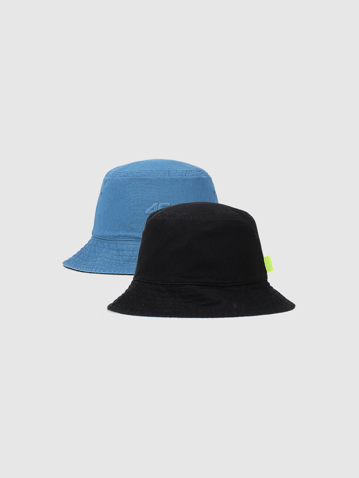 Kapelusz dwustronny bucket hat męski - czarny L/XL