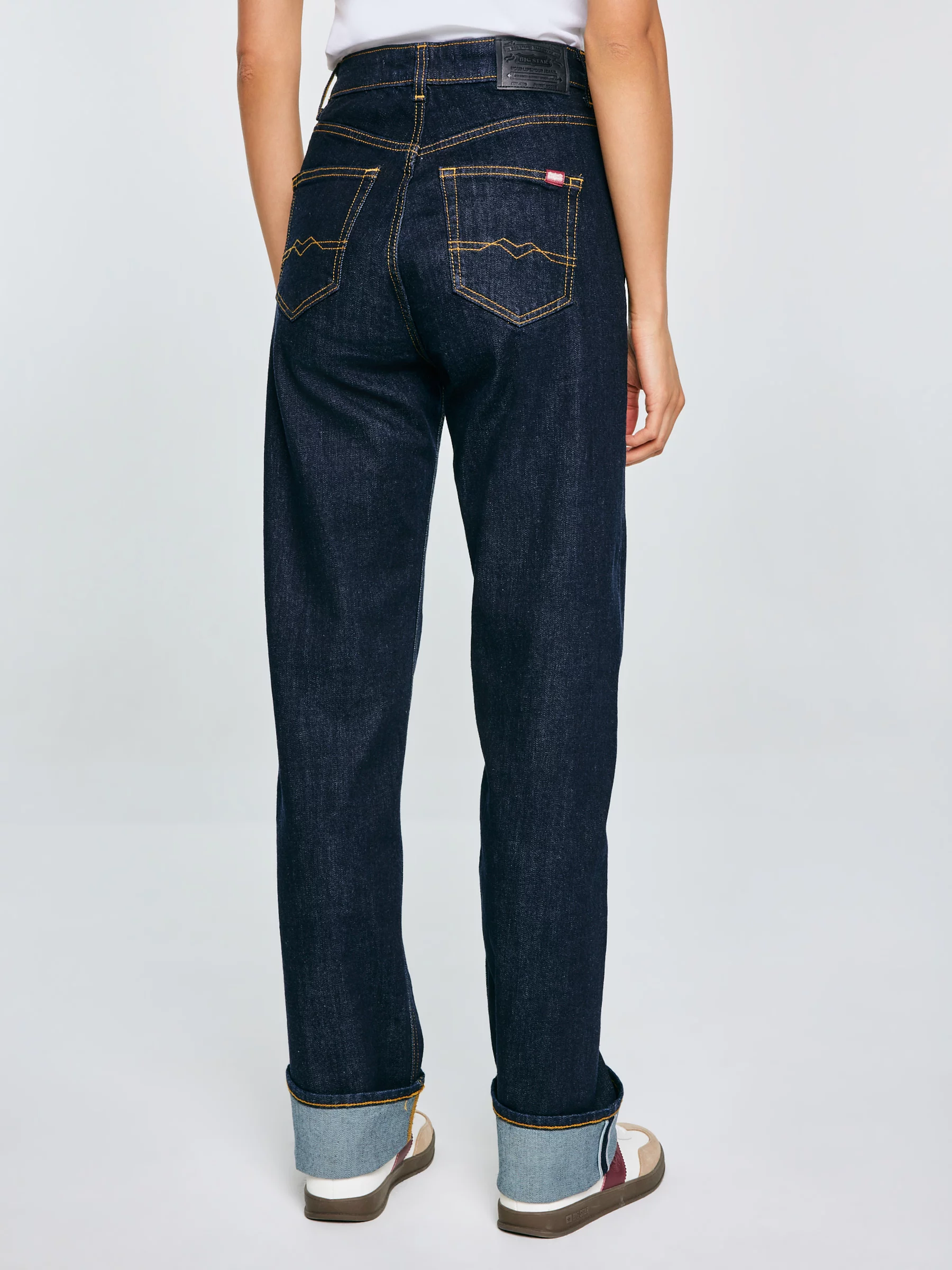 Jeansy damskie granatowe Avril 799