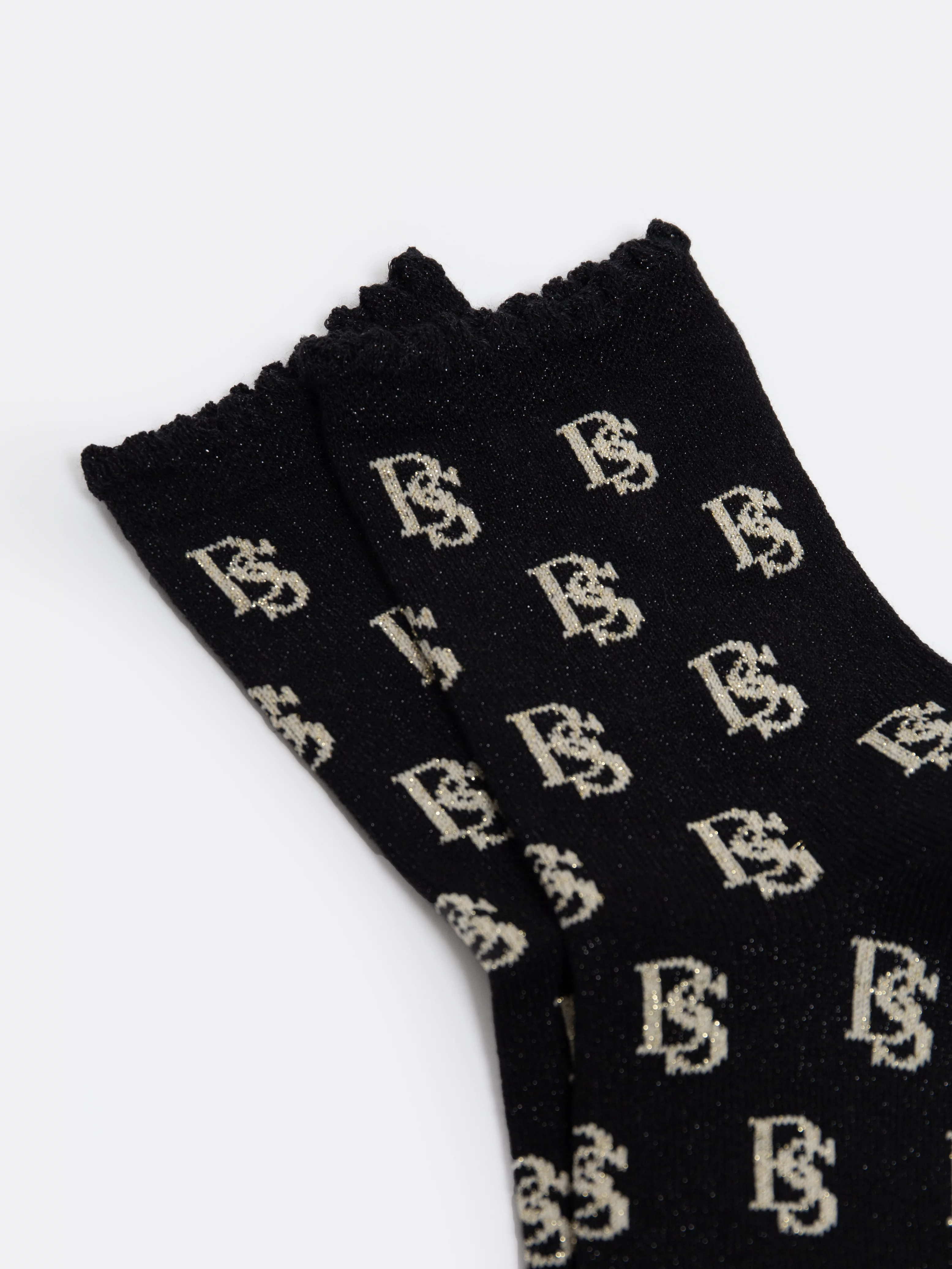 Skarpety damskie z wiskozy czarne Glamura 906