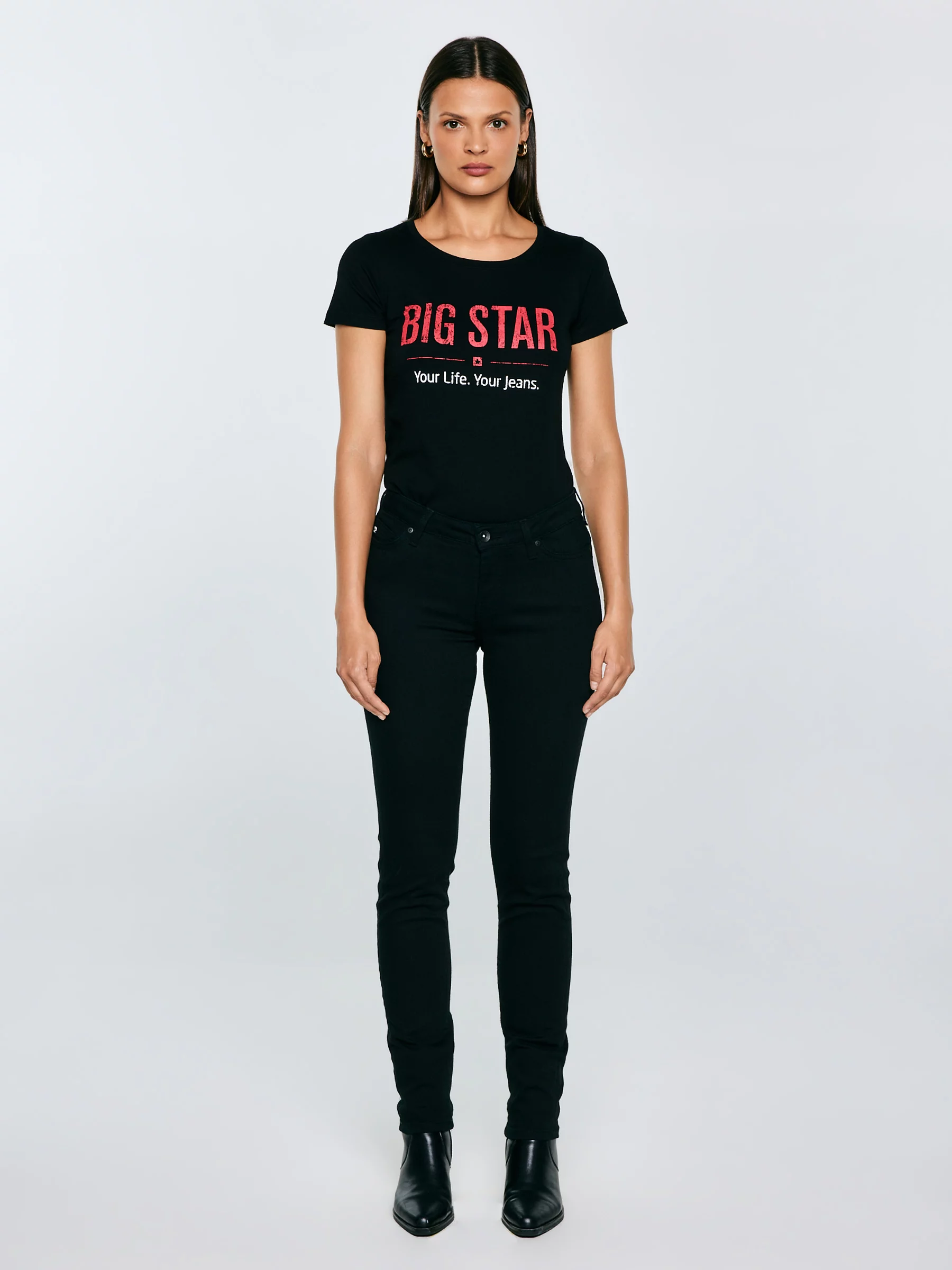 Jeansy damskie czarne Katrina 915