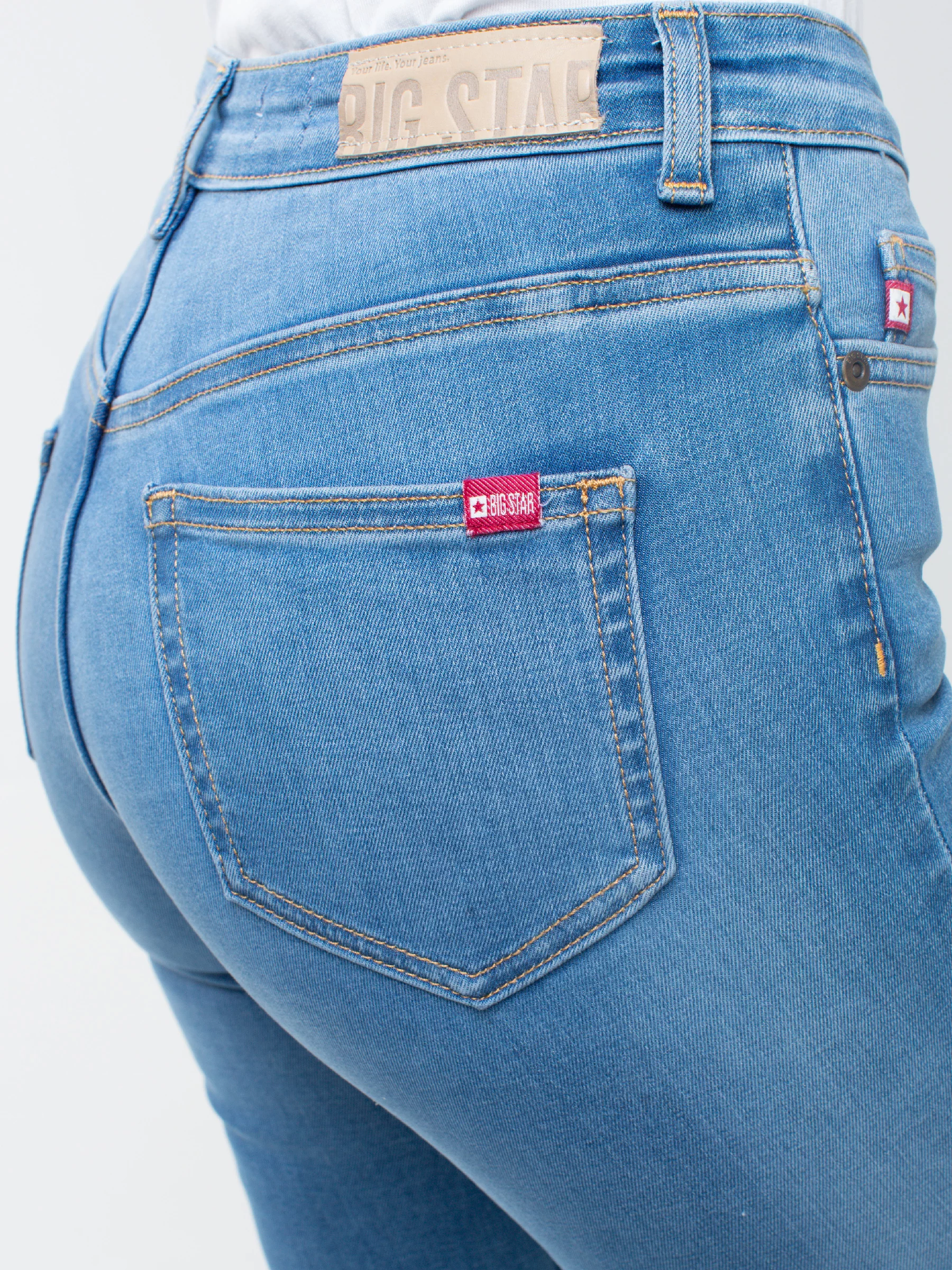 Jeansy damskie skinny niebieskie Adela 367