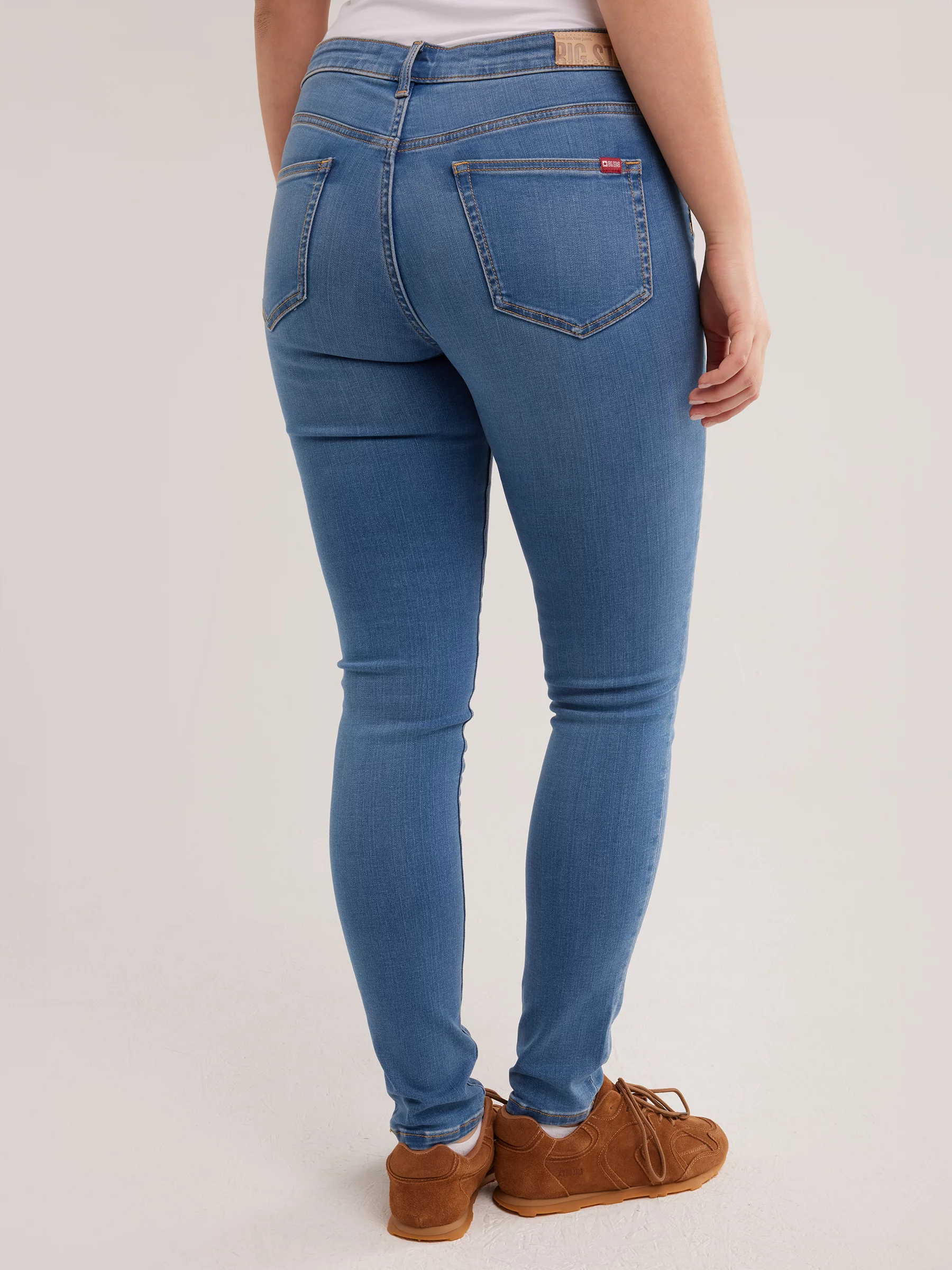 Jeansy damskie skinny niebieskie Adela 367