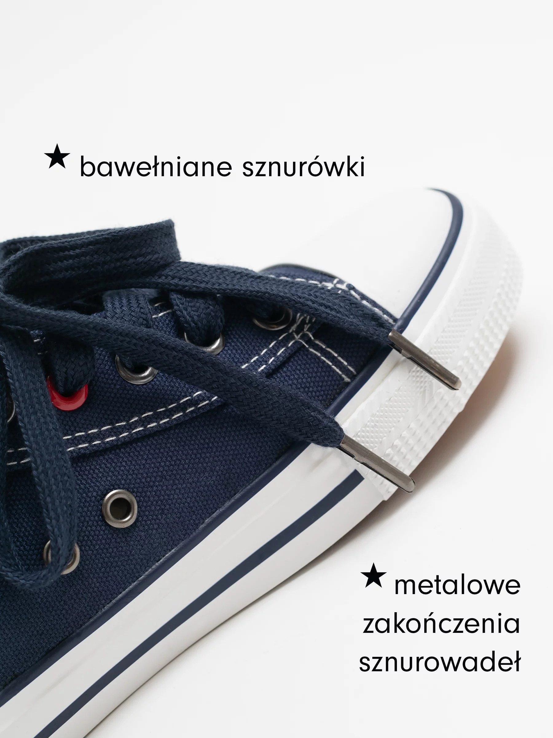 Trampki męskie niskie granatowe JJ174606 403