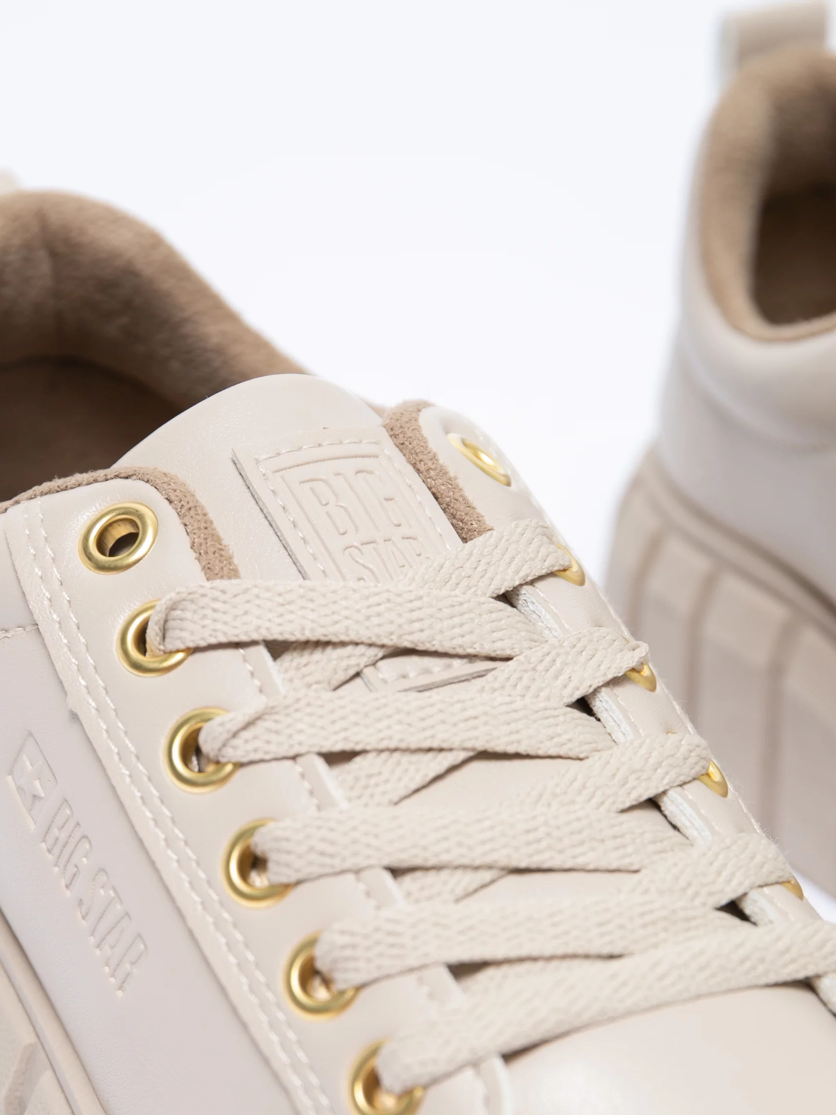 Sneakersy damskie beżowe MM274618 801