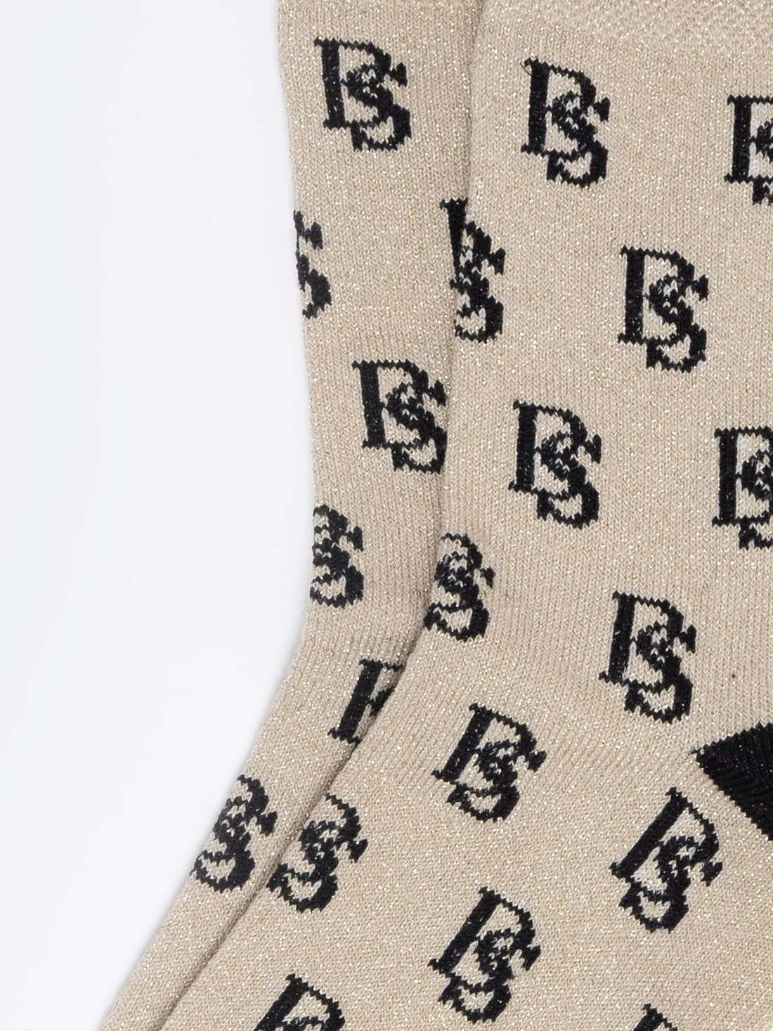 Skarpety damskie z wiskozy złote Glamura 203