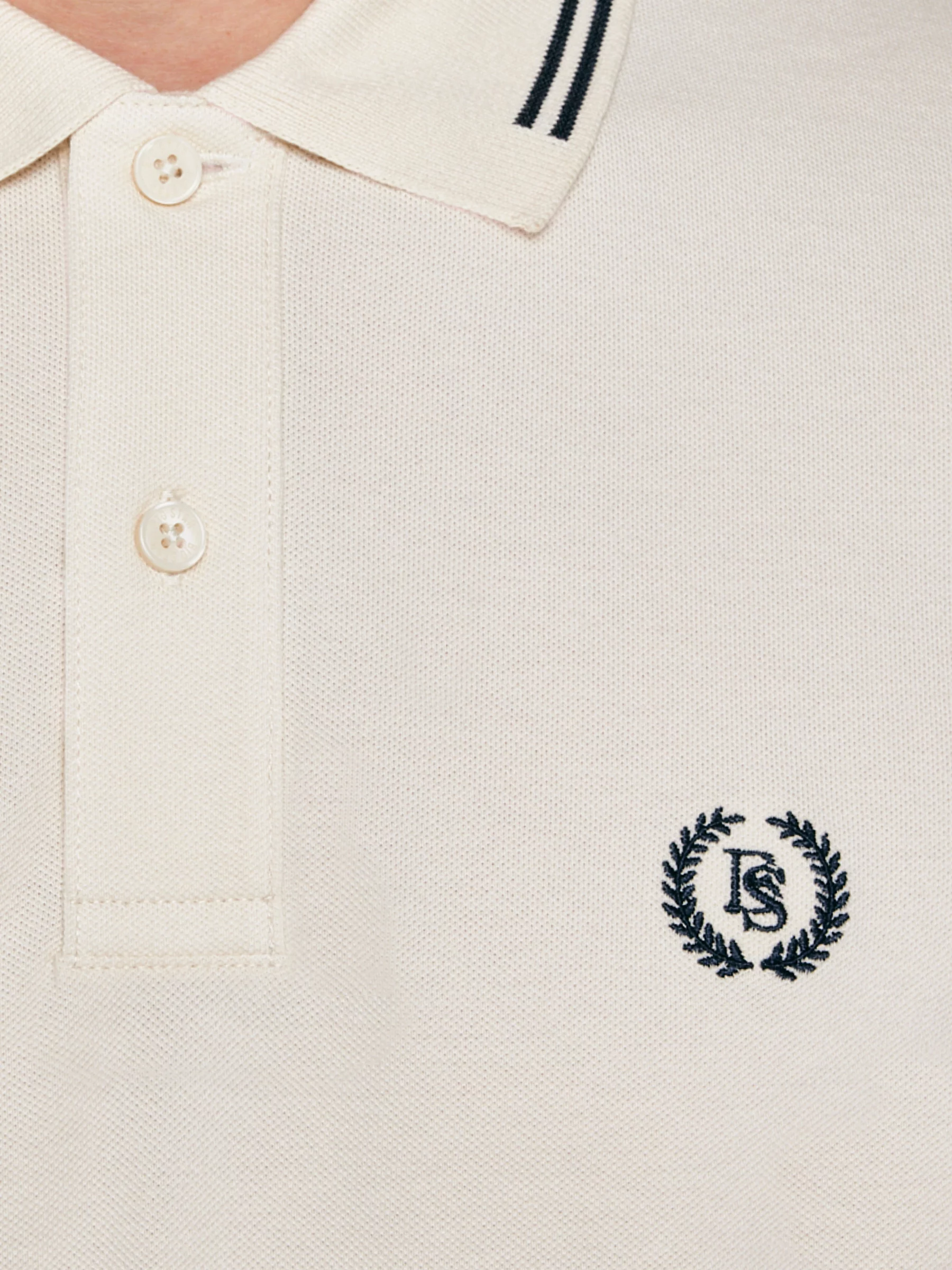 Koszulka męska polo kremowa Poller 103