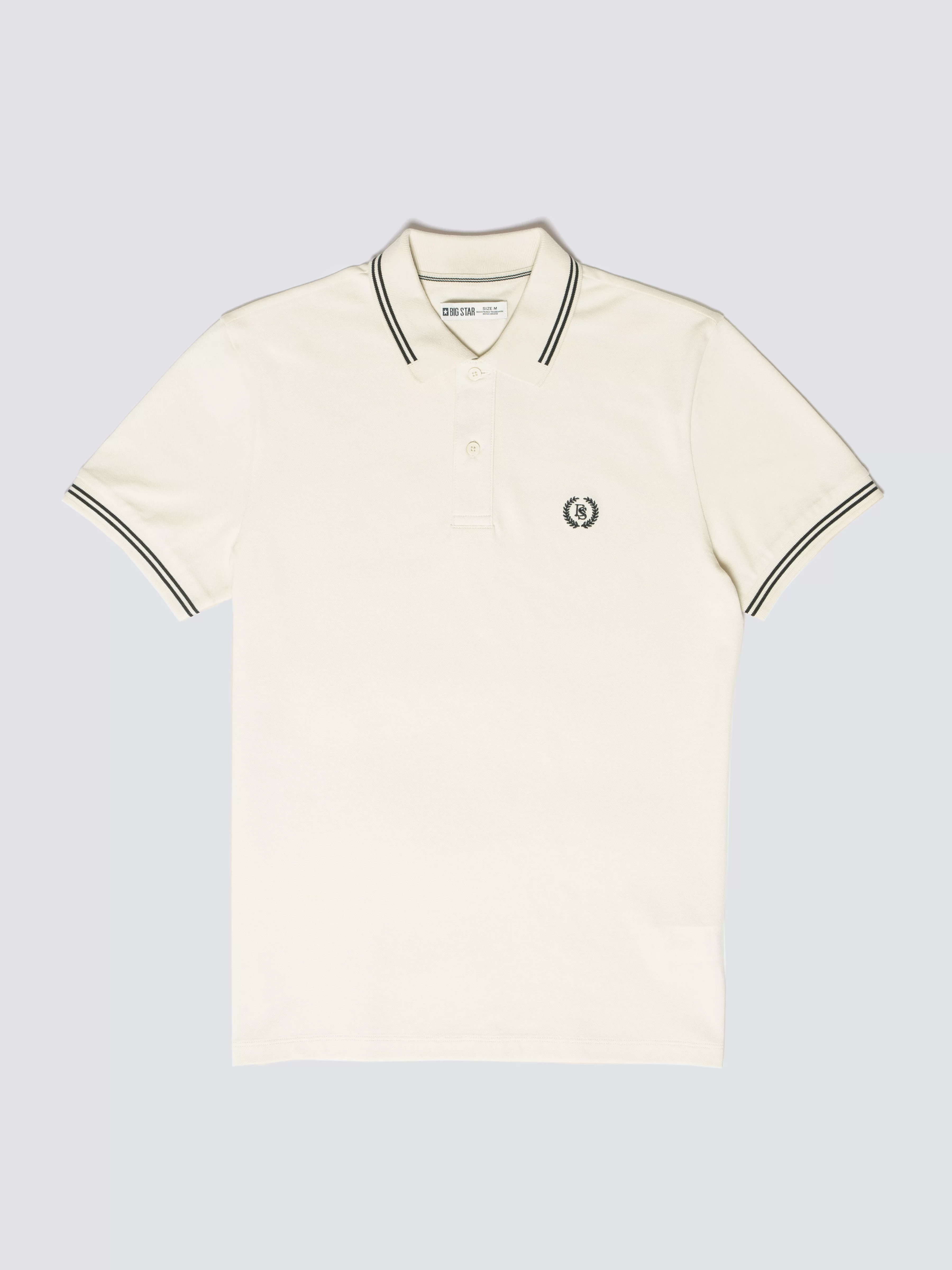 Koszulka męska polo kremowa Poller 103