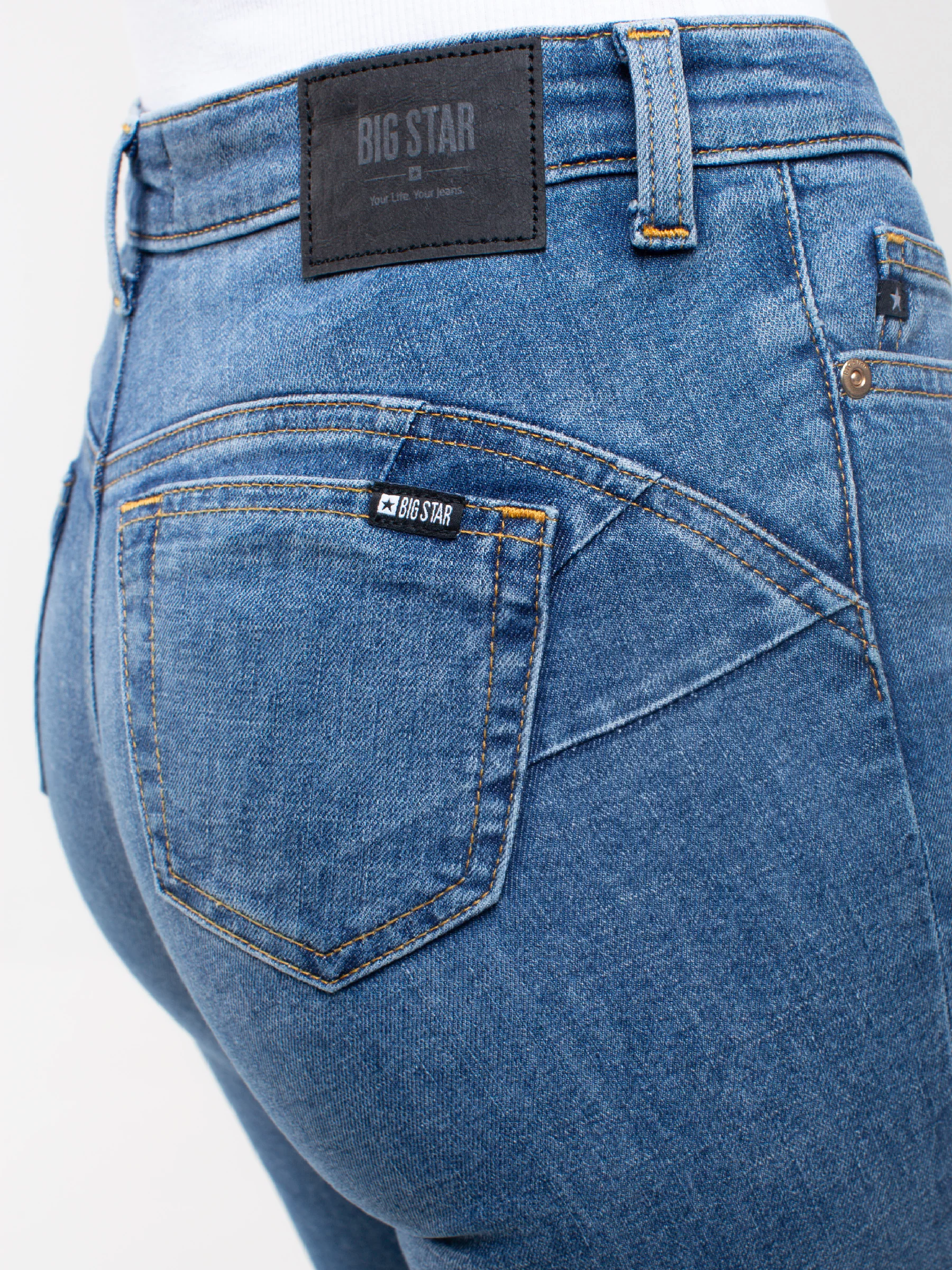 Spodnie jeans damskie Melinda High Waist 328