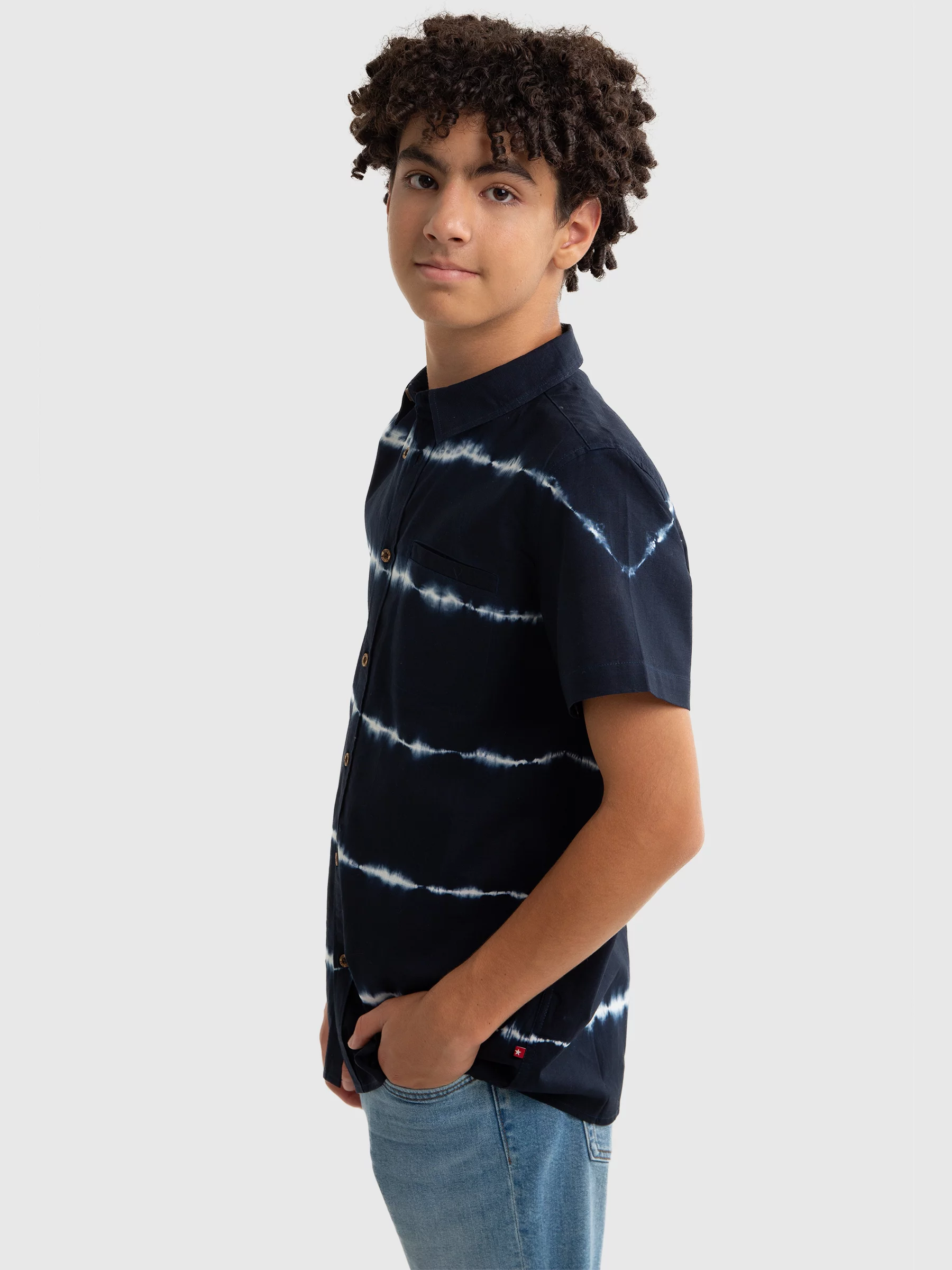 Koszula chłopięca granatowa Maris 403