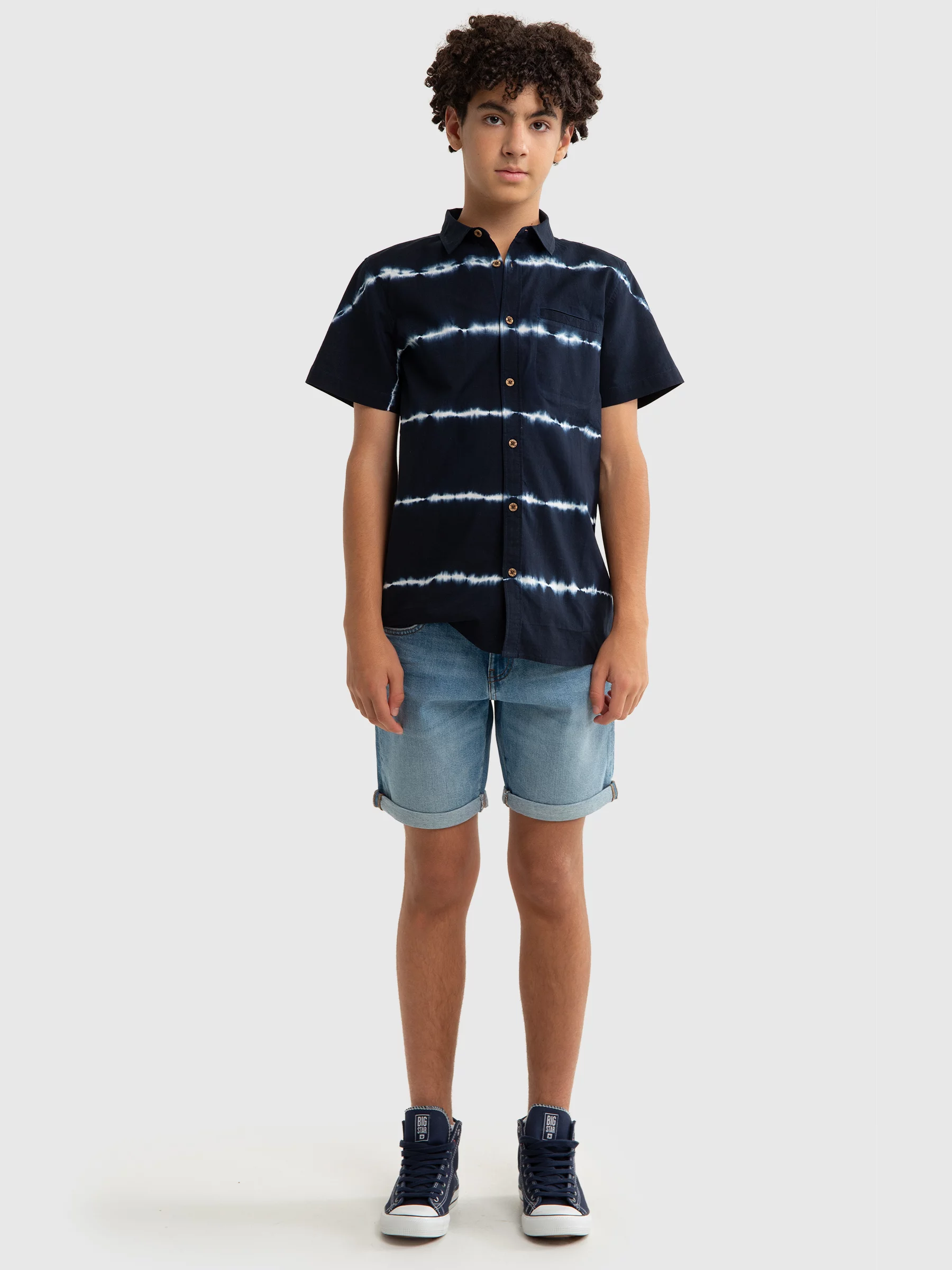 Koszula chłopięca granatowa Maris 403