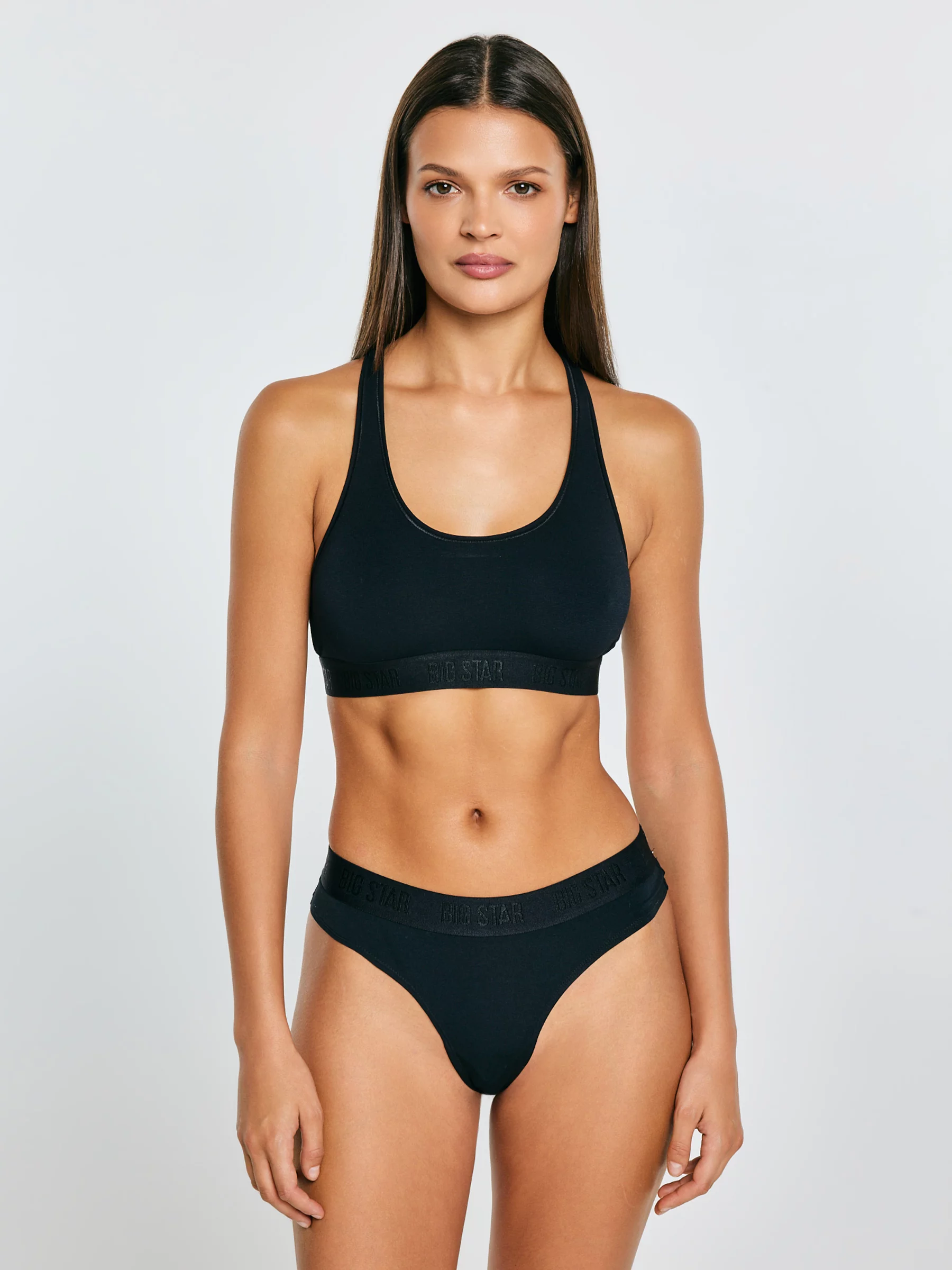 Stringi damskie czarne Harriet 906