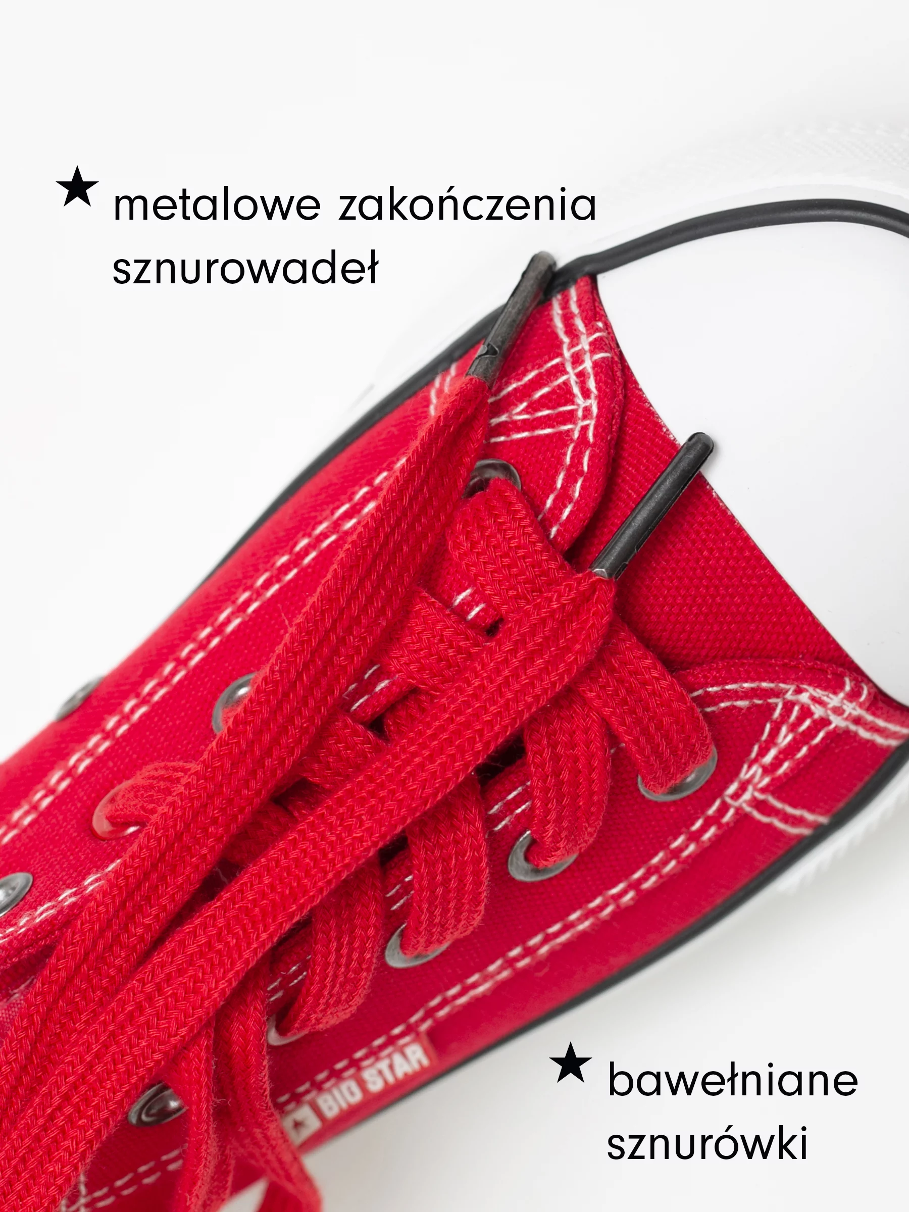 Trampki dziecięce czerwone JJ374402 603
