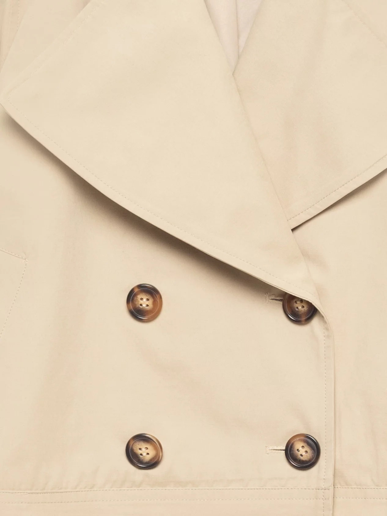 Trencz damski krótki beżowy Barretta 801