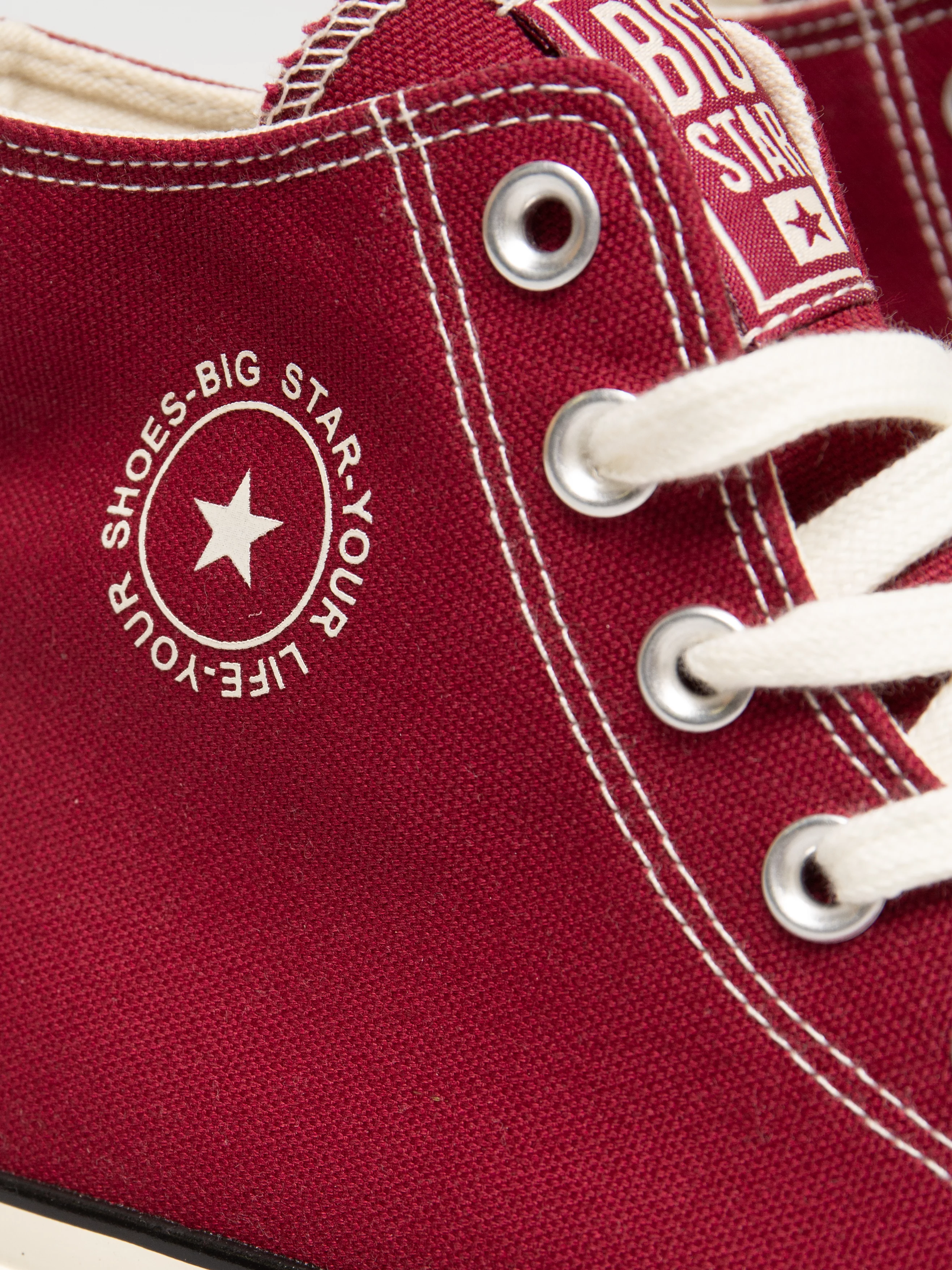 Trampki damskie wysokie bordowe SS274812 604