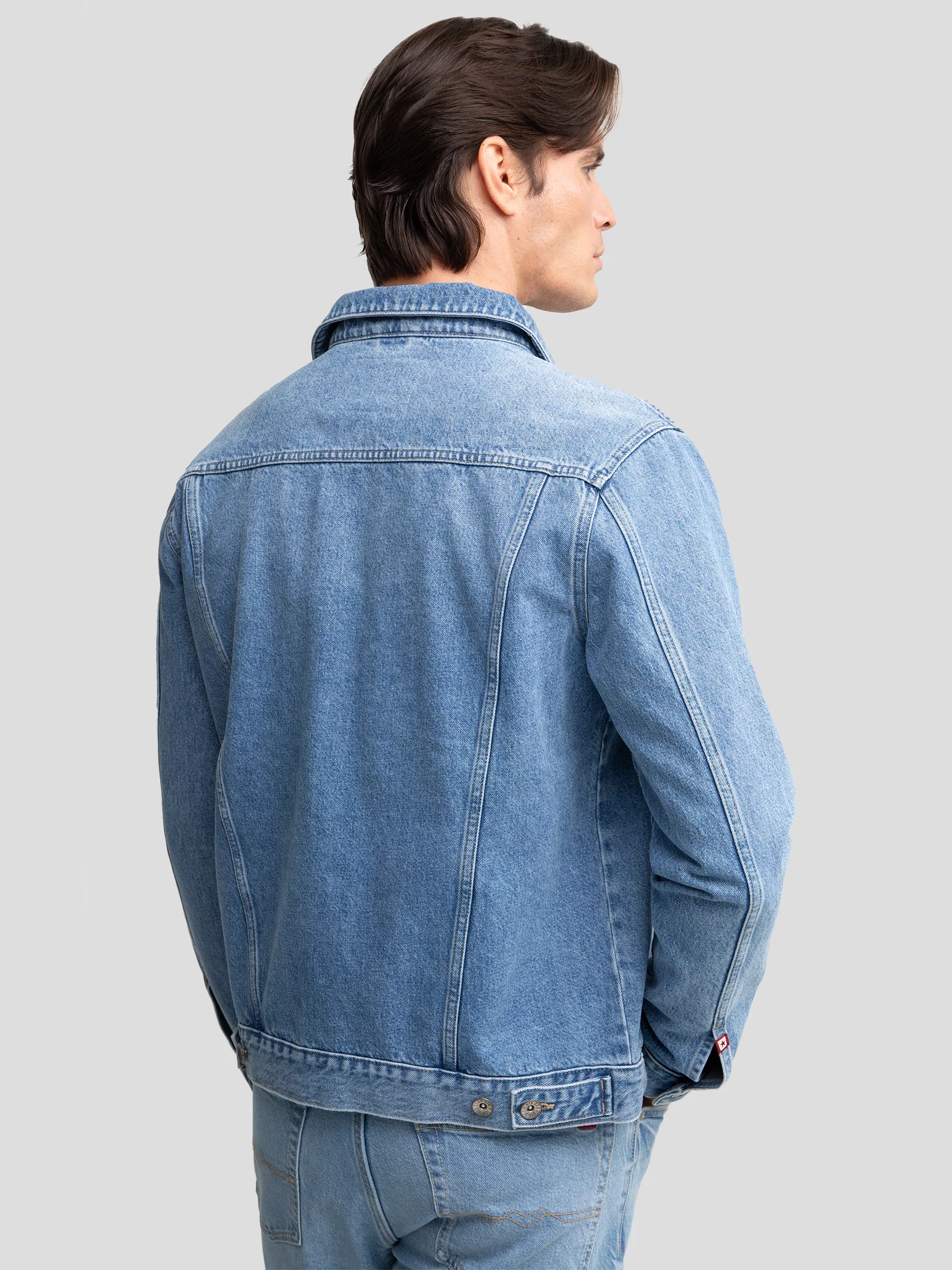 Kurtka męska jeansowa jasnoniebieska Charlie 134