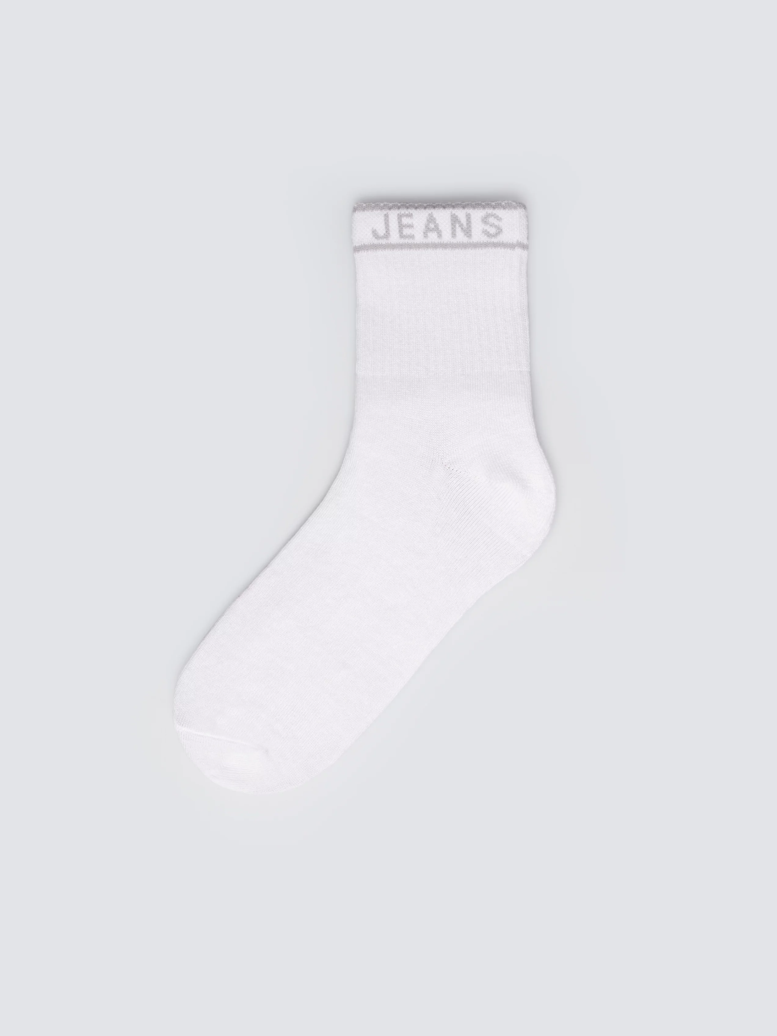 Skarpety damskie długie białe Bordi 101