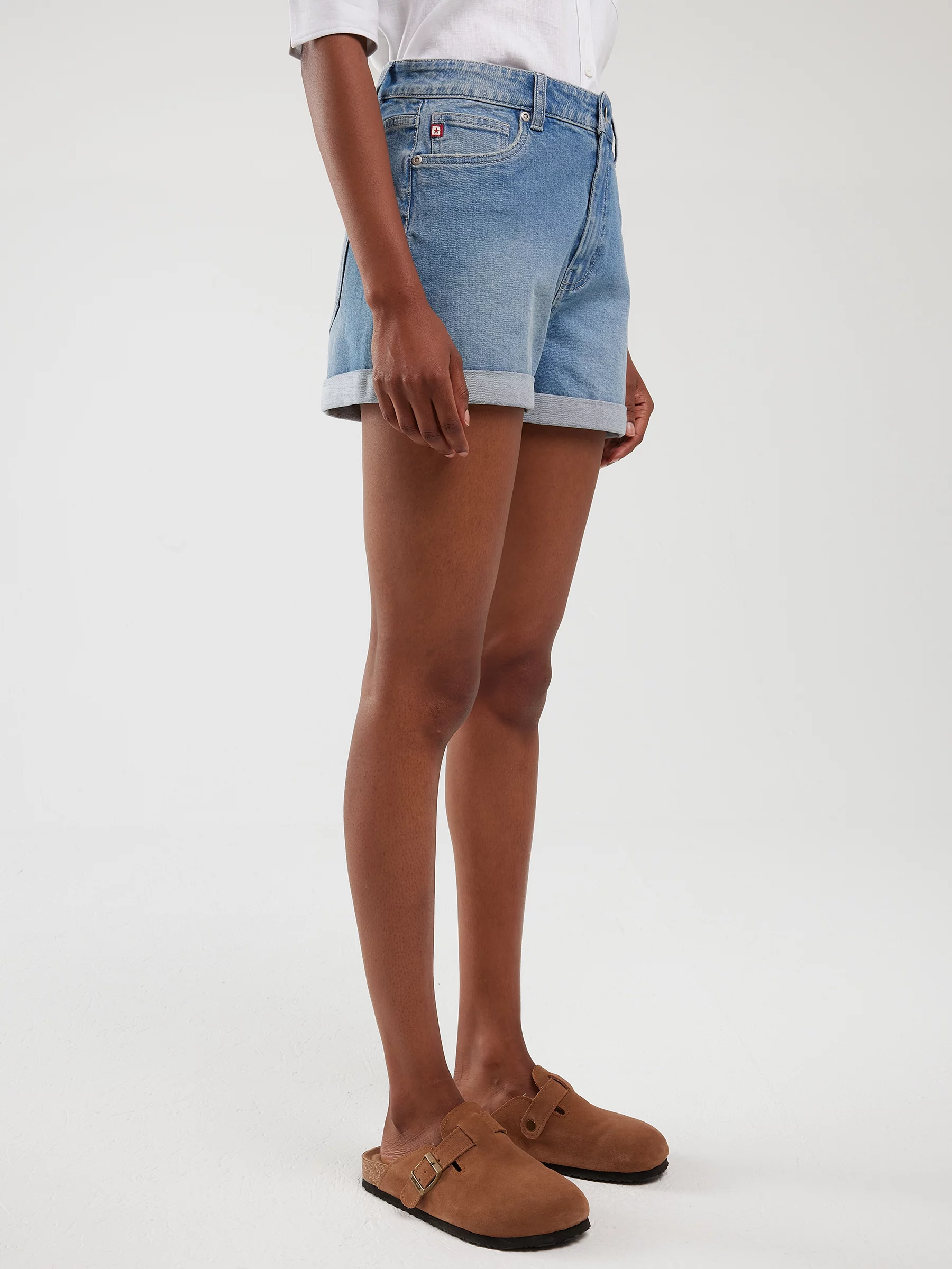 Szorty damskie jeansowe niebieskie Ayako 498