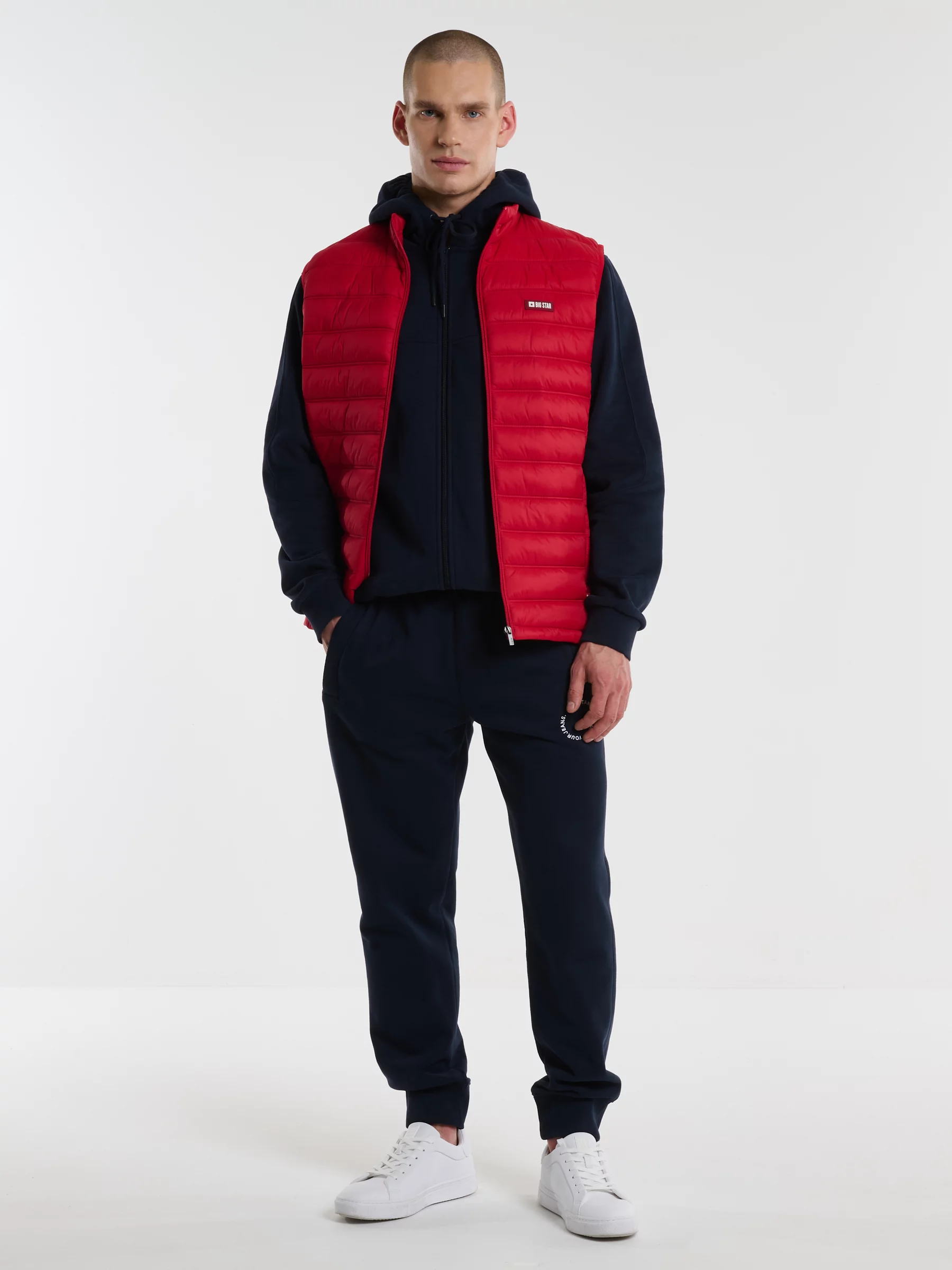 Bluza męska z kapturem granatowa Ajron 403/ Kersyn 403