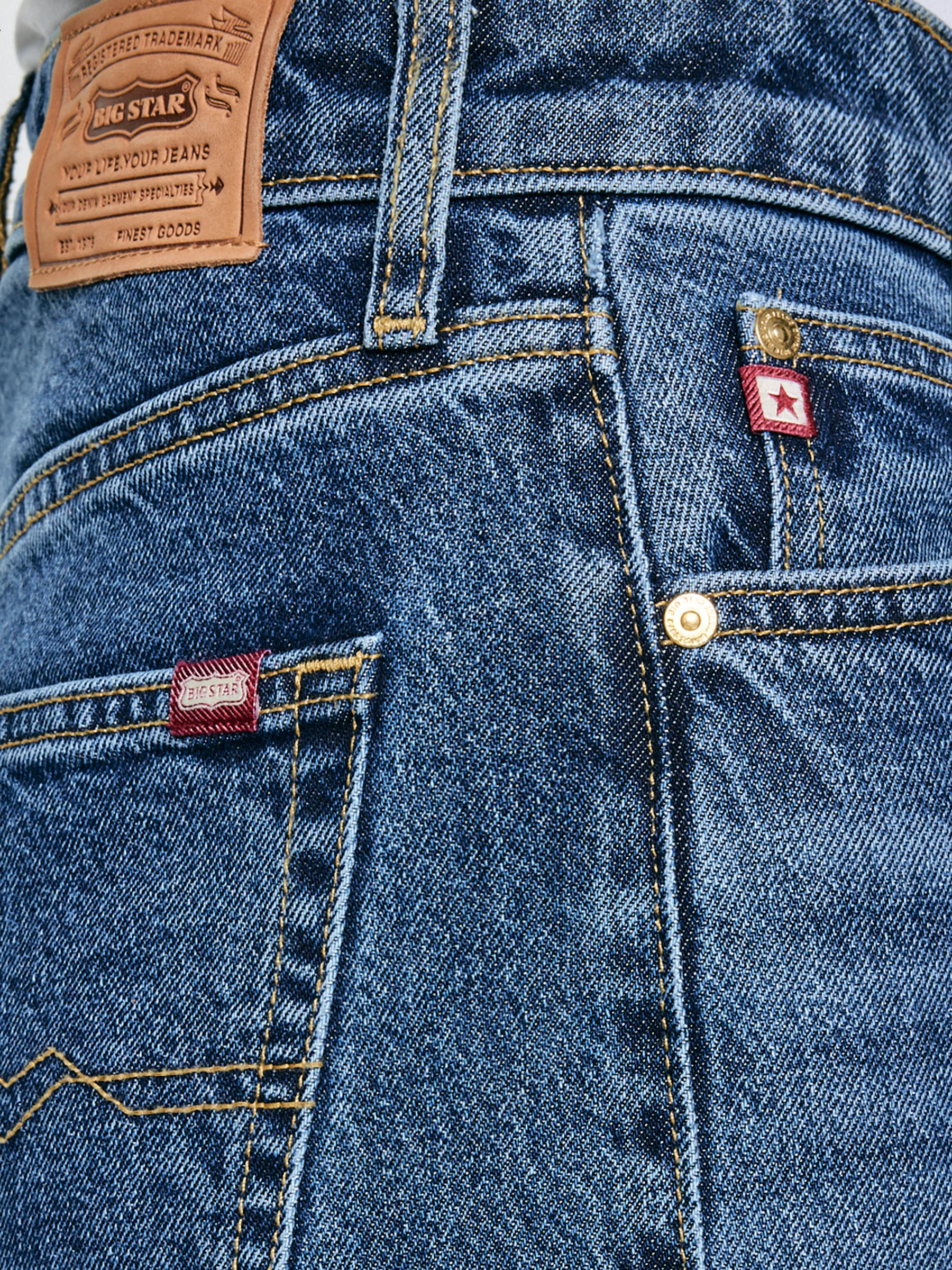 Jeansy damskie proste granatowe Charlotte 570