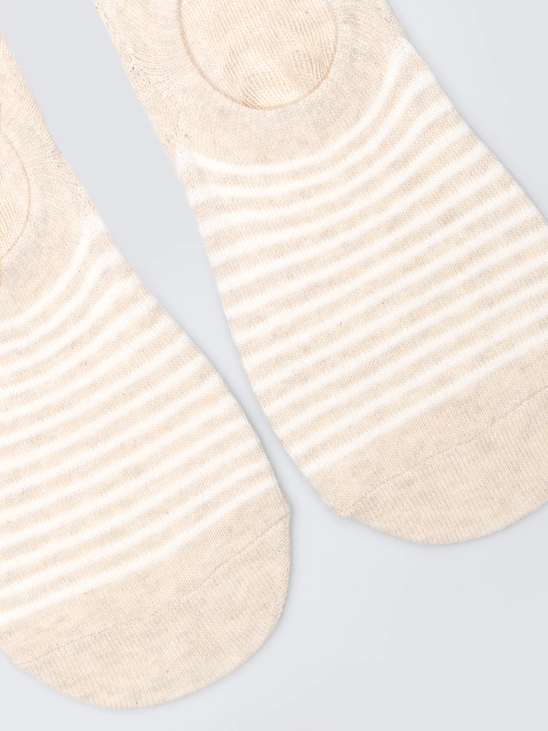 Stopki damskie w paski beżowe Olga 801