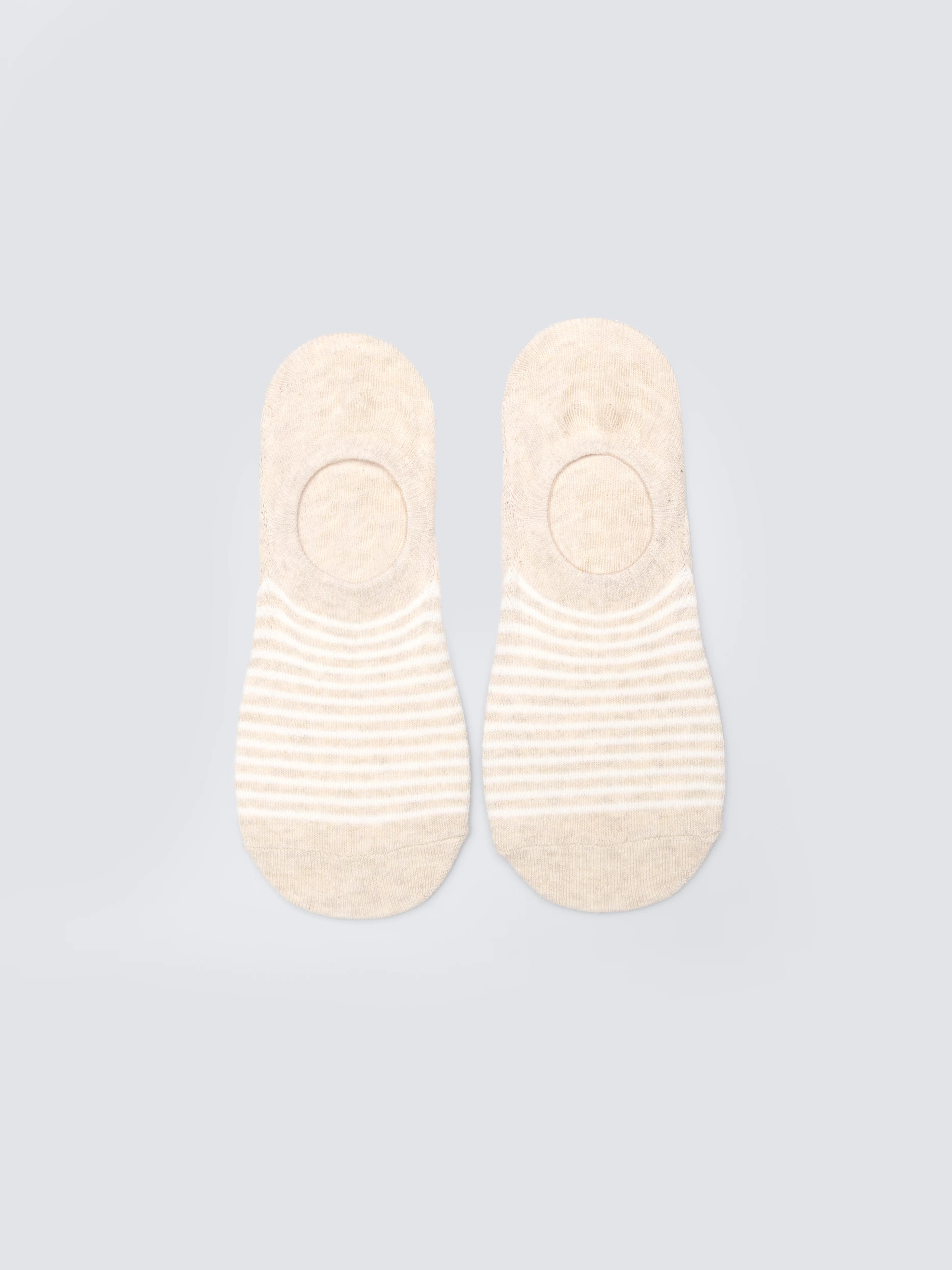 Stopki damskie w paski beżowe Olga 801