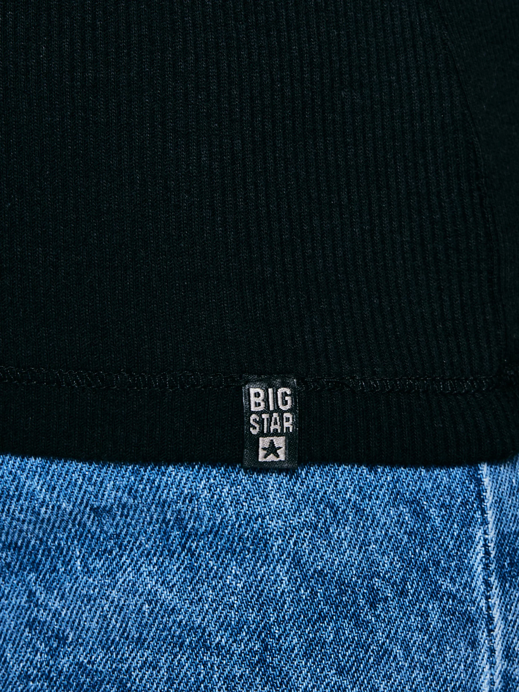 Koszulka damska na ramiączkach czarna Alena 906