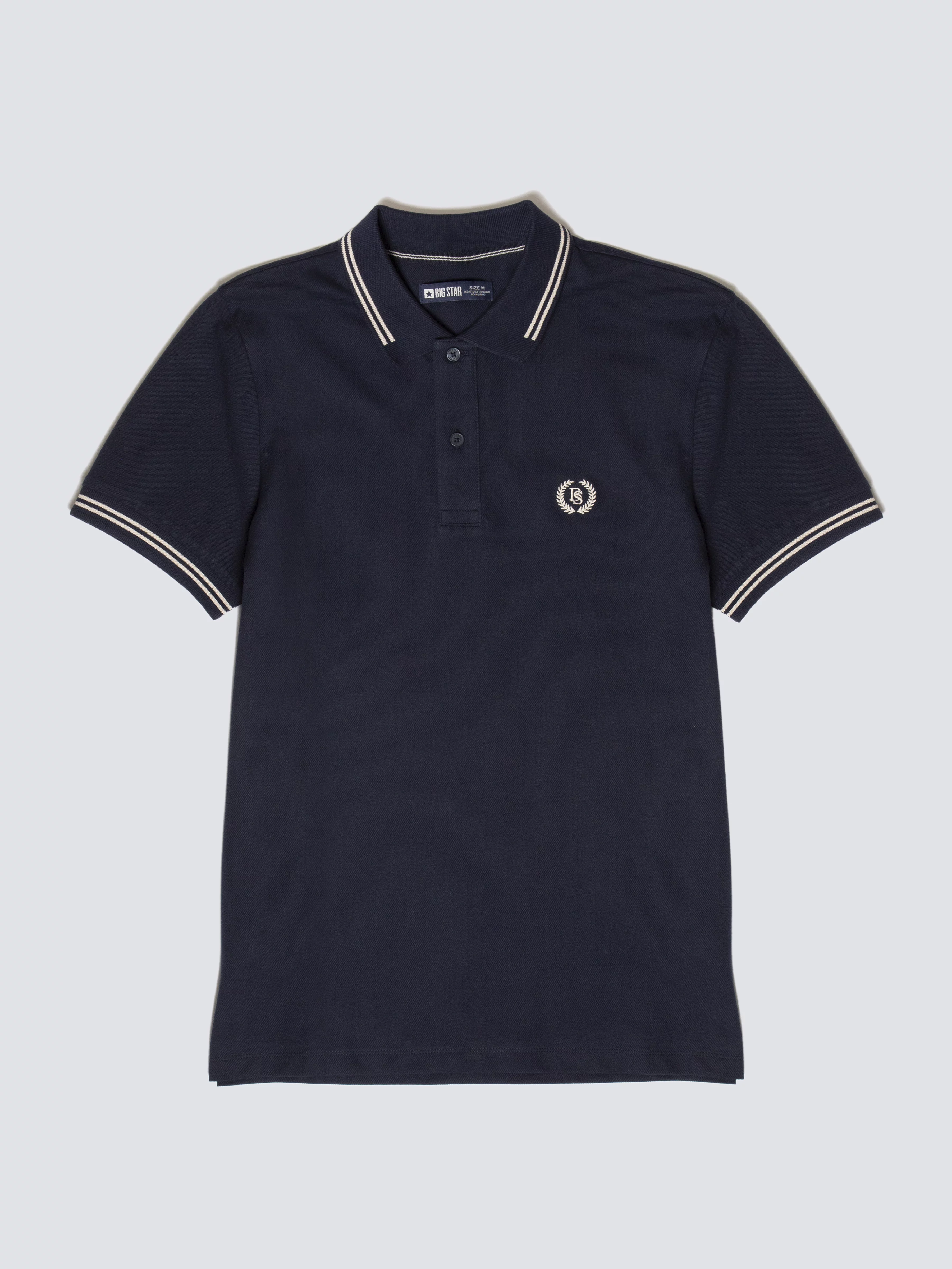 Koszulka męska polo granatowa Poller 403