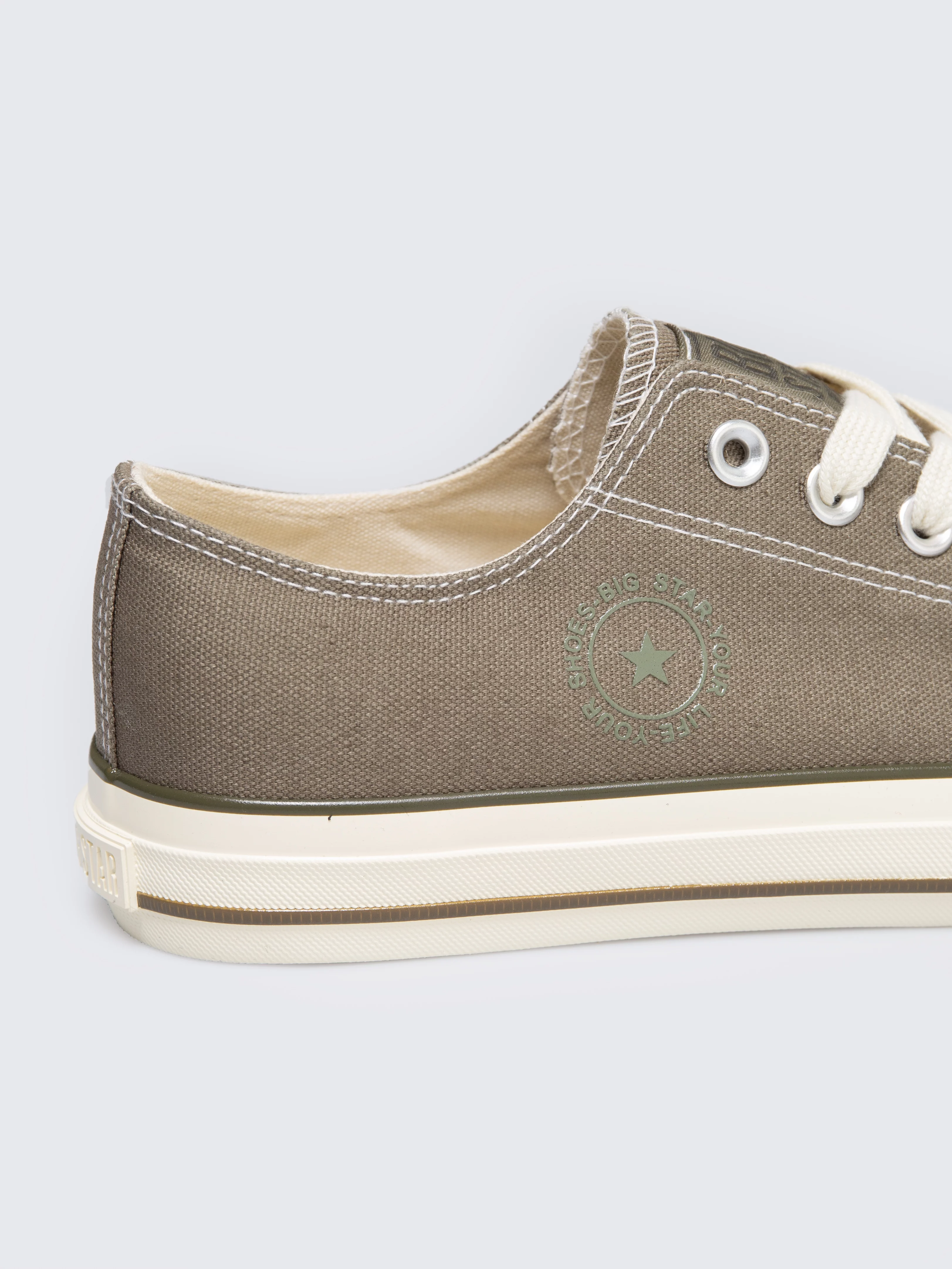 Trampki męskie niskie khaki RR174617 303