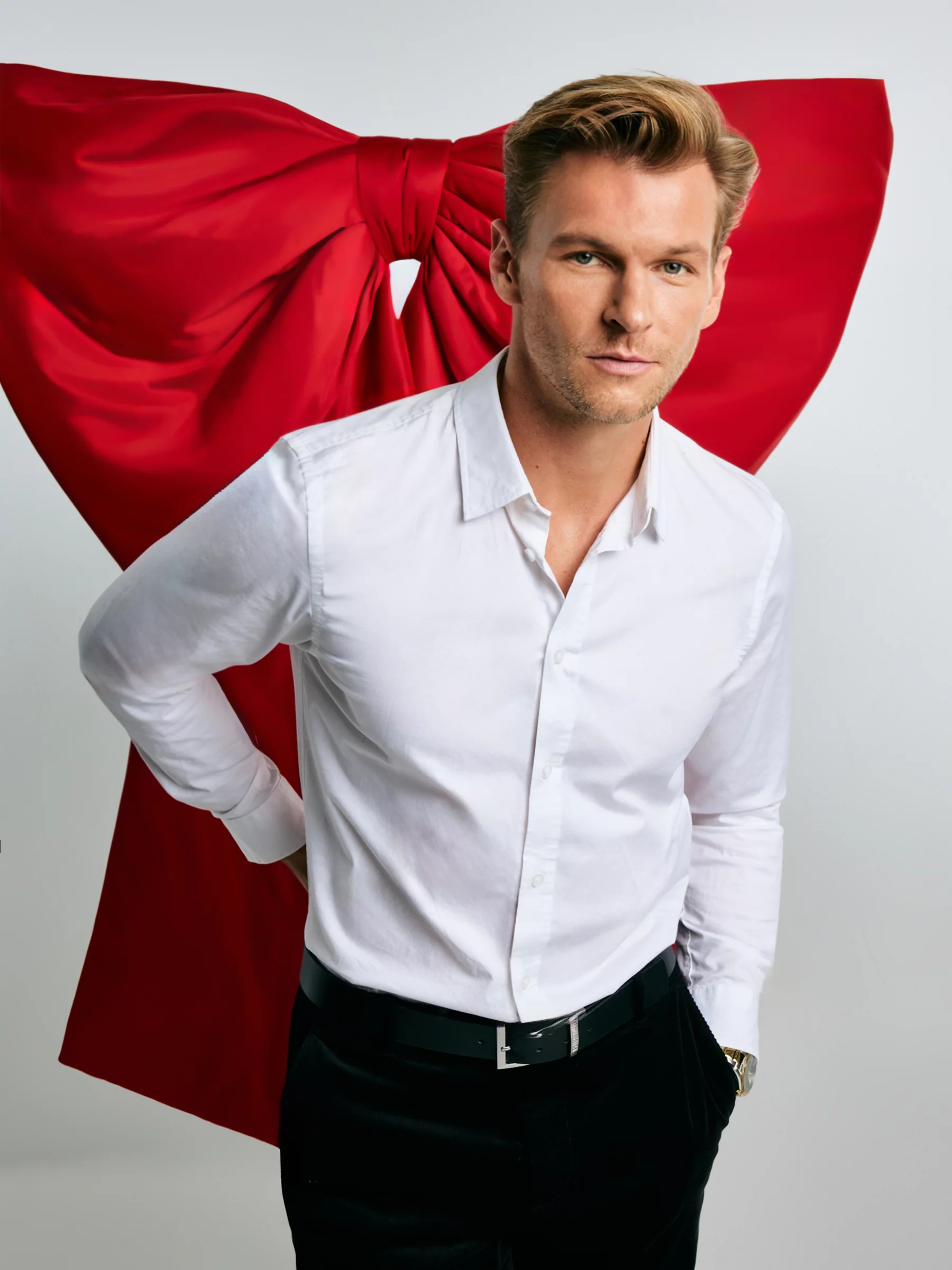 Koszula męska bawełniana biała Guberno 101