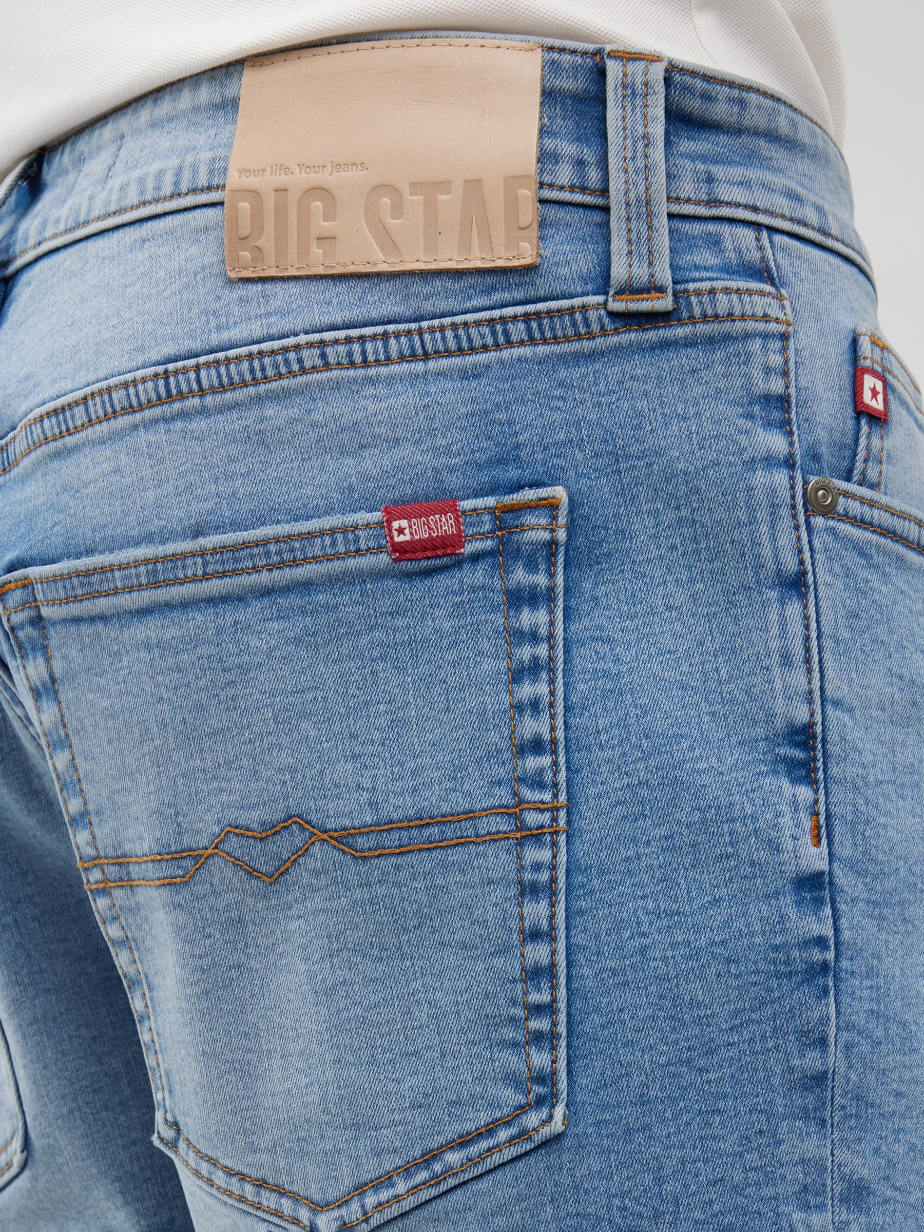 Szorty męskie jeansowe niebieskie Aden 255