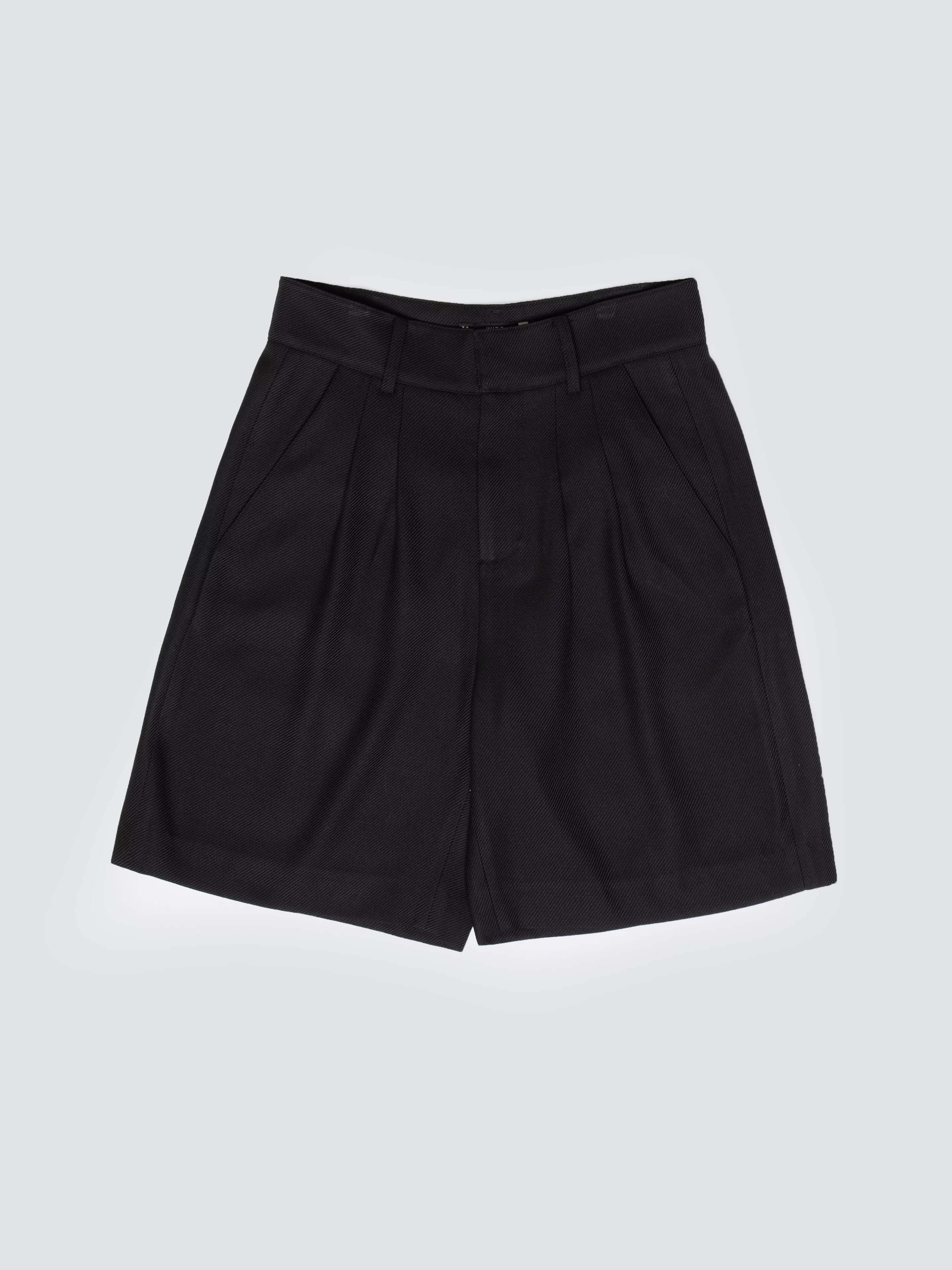 Szorty damskie z dodatkiem wełny czarne Emis 906