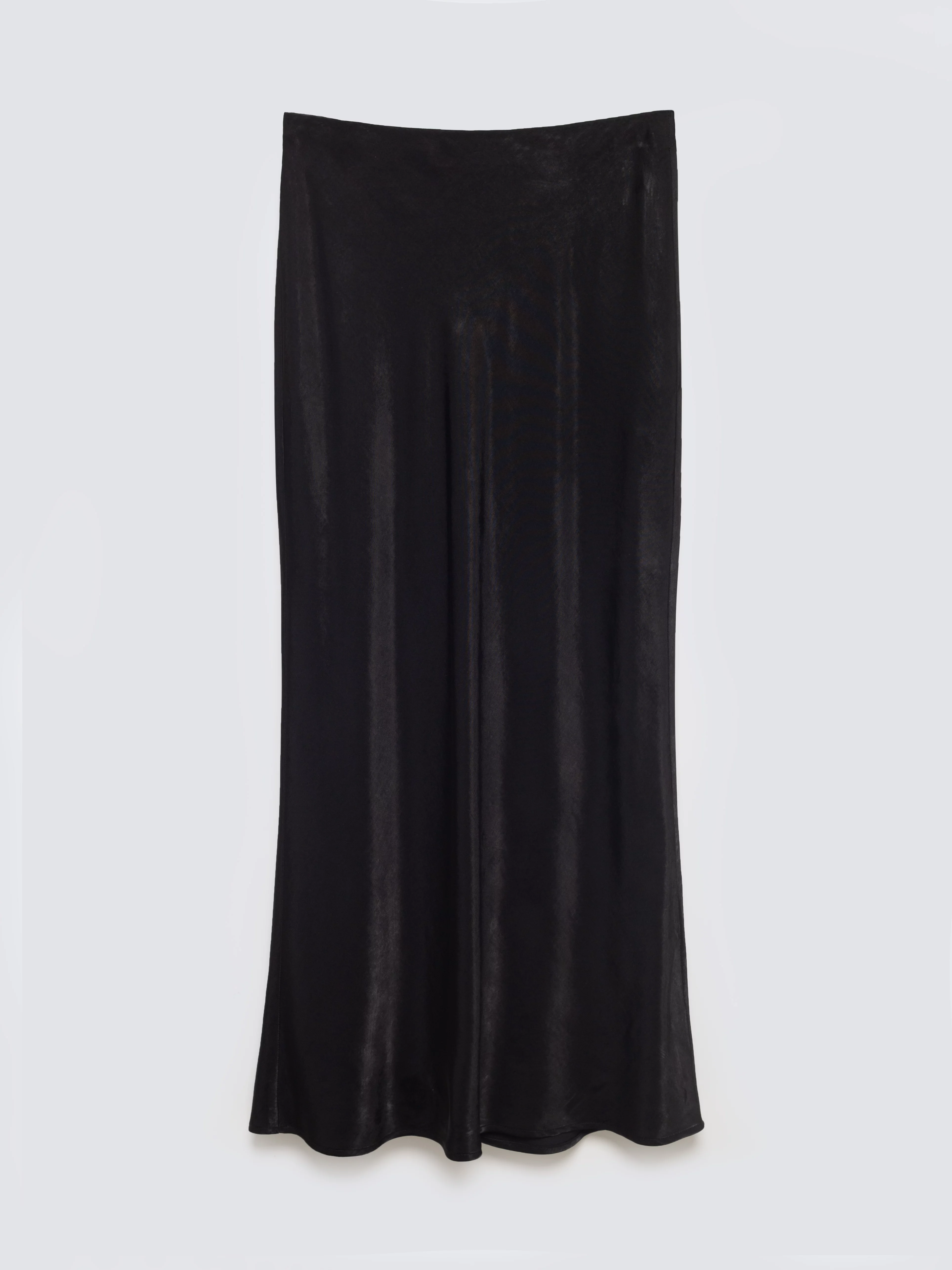 Spódnica damska midi satynowa czarna Eleni 906