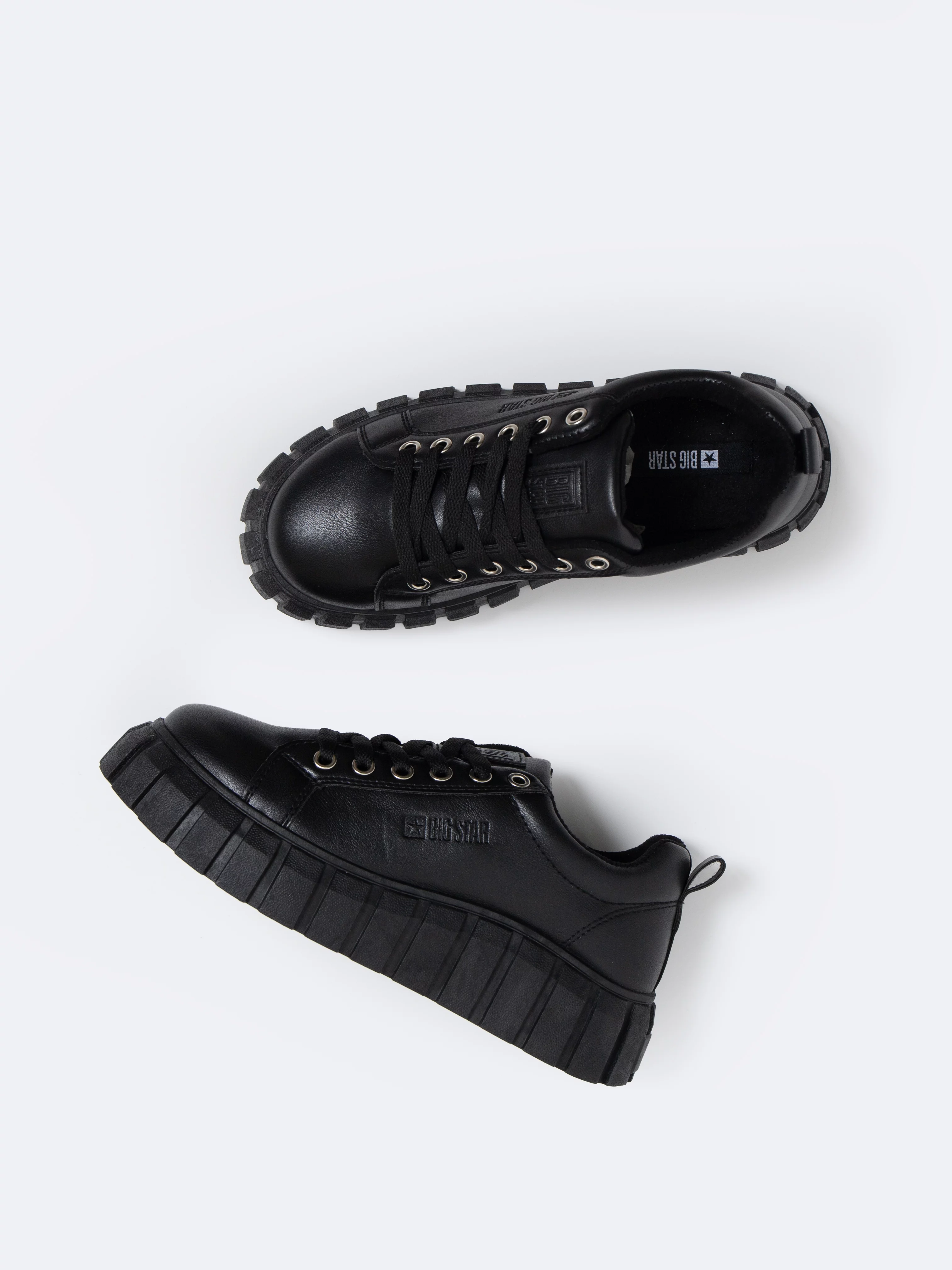 Sneakersy damskie czarne MM274617 906