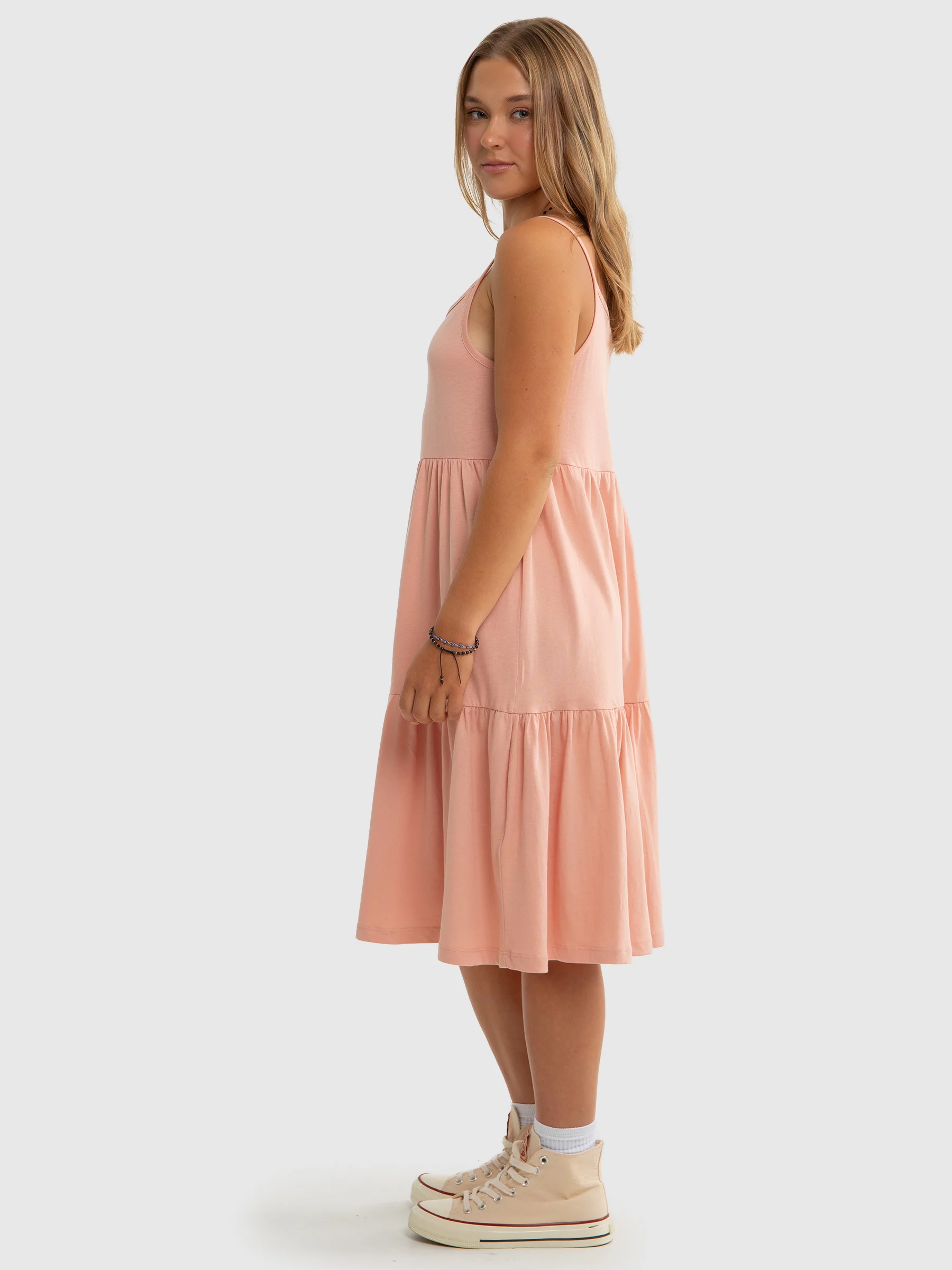 Sukienka dziewczęca bawełniana różowa Aldonka 702