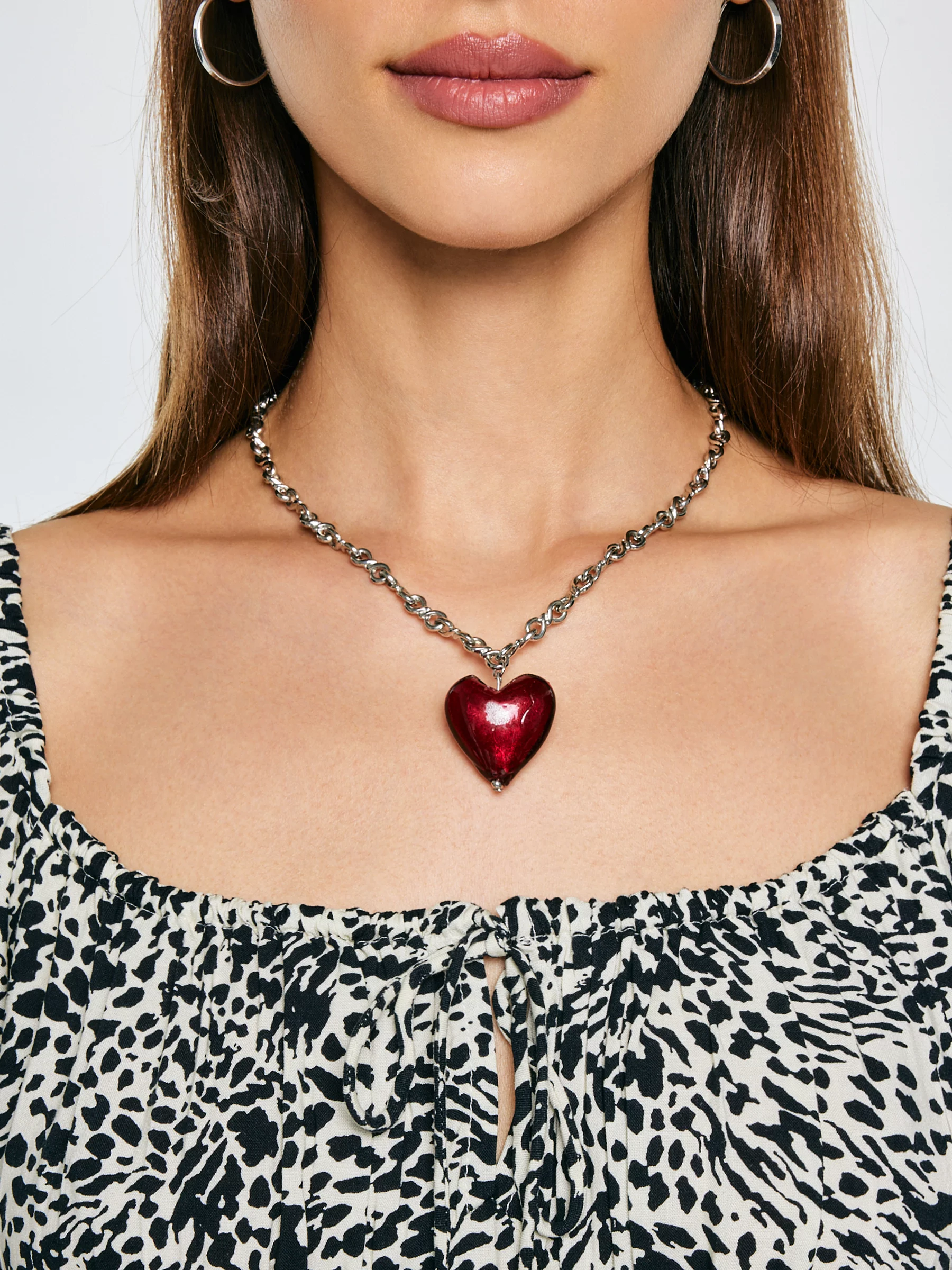 Sukienka damska midi z wiskozy z nadrukiem czarno-kremowa Kiara 906